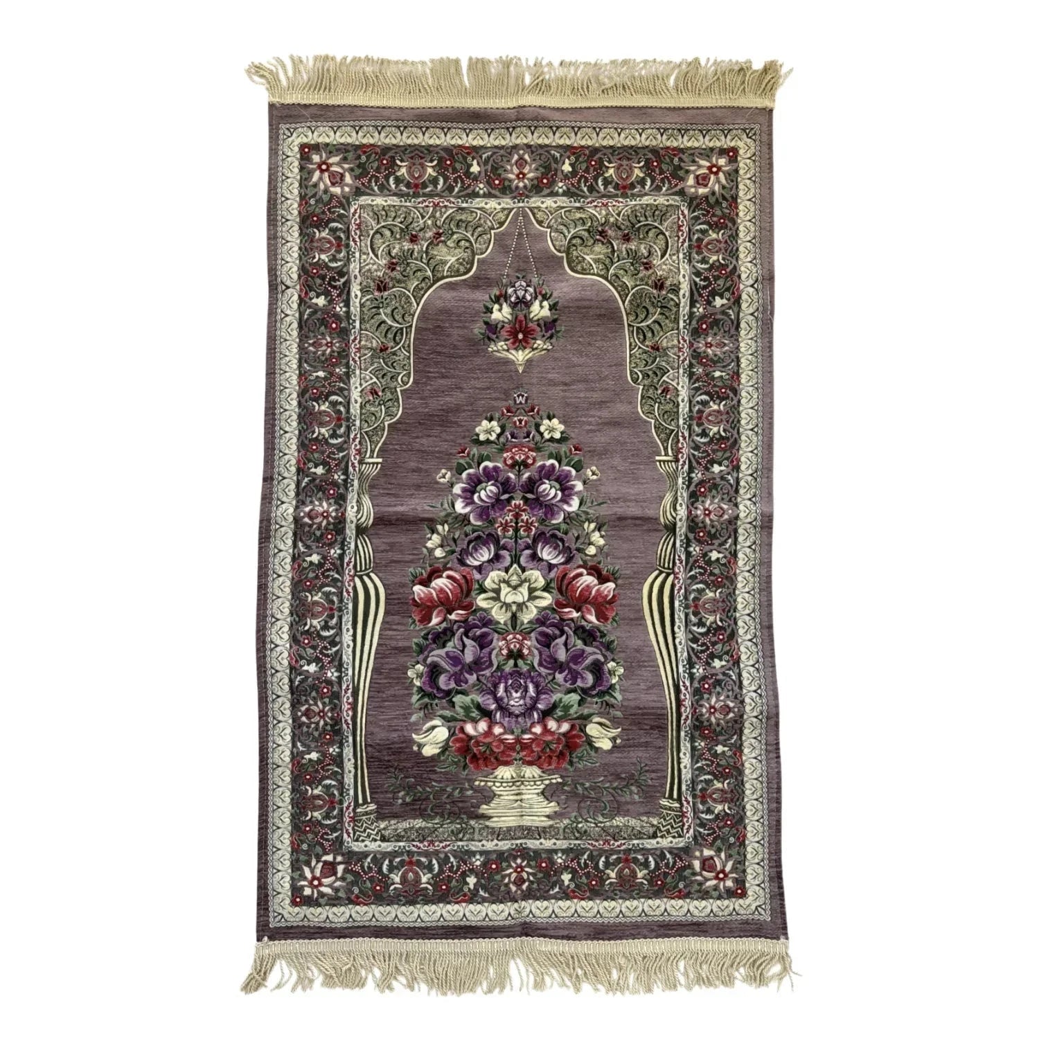 Gebetsteppich Luxus Seccade – Pflaume Oriental-Style | Oriental-Style