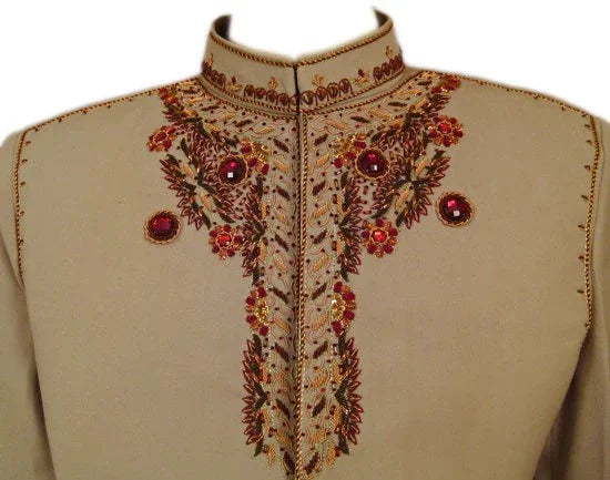 Sherwani - Orientalische Hochzeitsweste mit Stickerei Oriental-Style | Oriental-Style