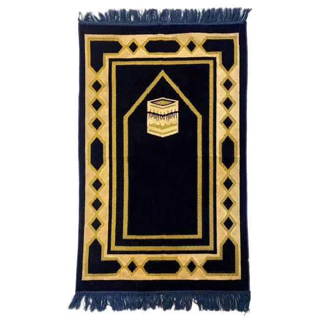 Gebetsteppich - Seccade in Dunkelblau Oriental-Style | Oriental-Style