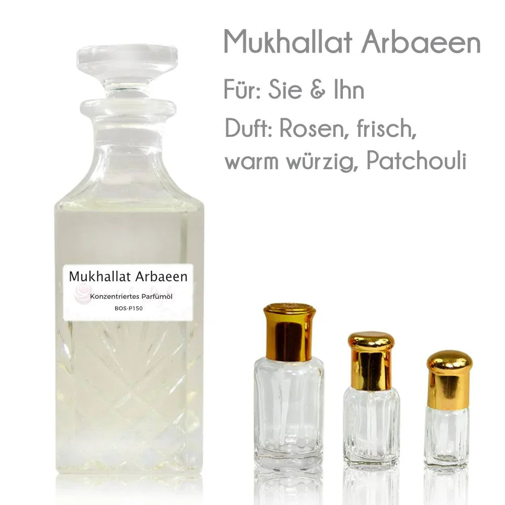 Mukhallat Arbaeen Parfümöl - Parfüm ohne Alkohol Swiss Arabian | Oriental-Style