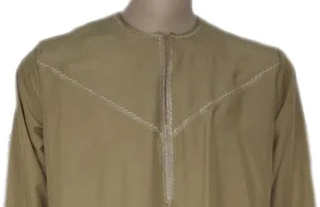 Arabischer Anzug mit Stickerei in Braun Oriental-Style | Oriental-Style