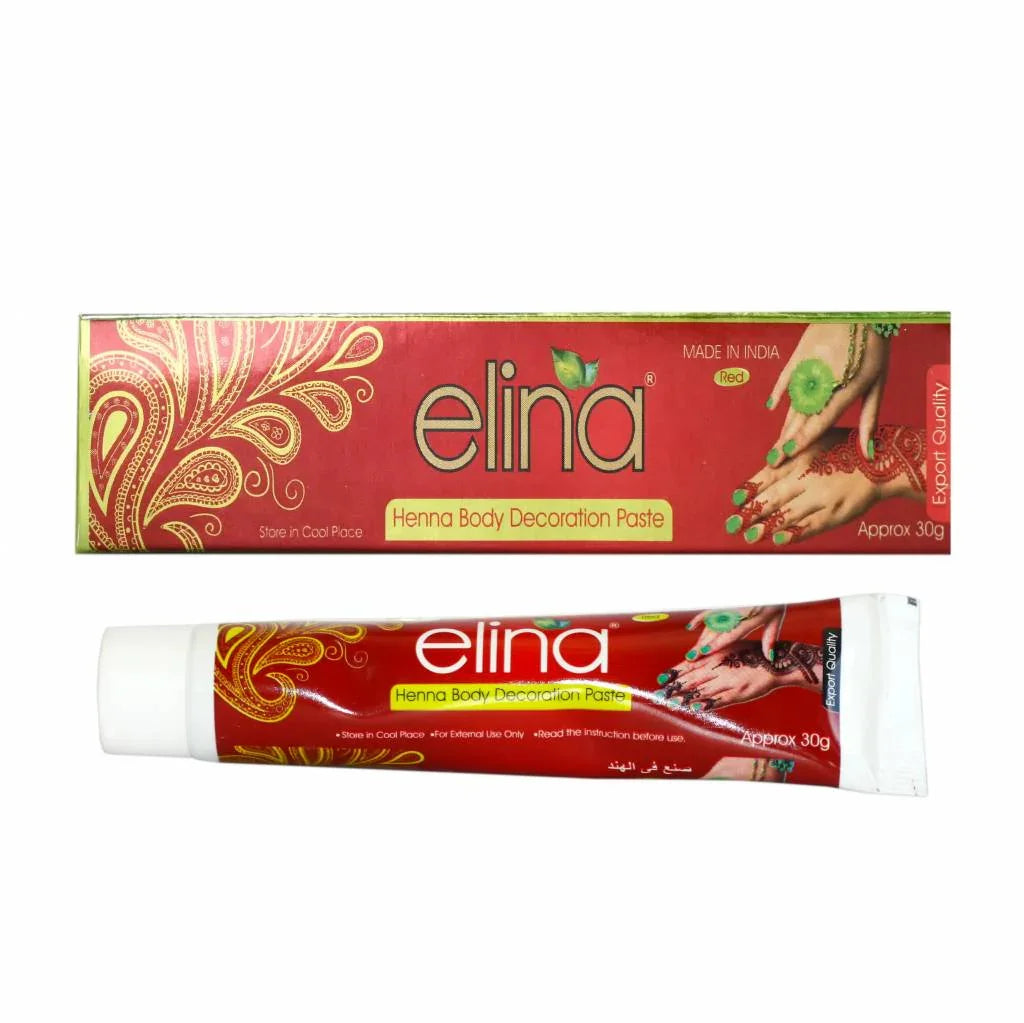 Elina - Rote Henna-Paste für Hennatattoos (30g) Oriental-Style | Oriental-Style