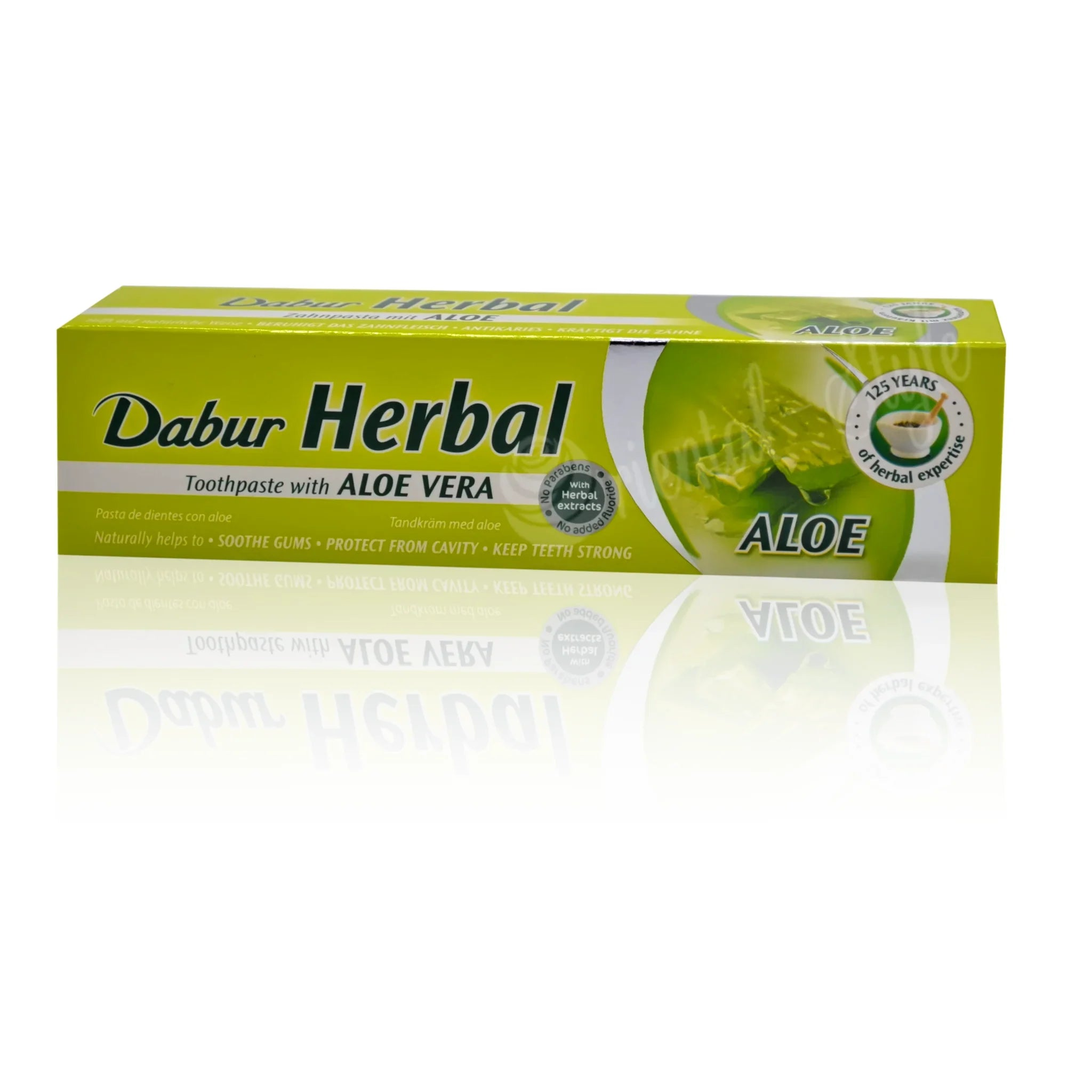 Zahnpasta mit Aloe Vera - Kräuterzahnpasta Dabur | Oriental-Style