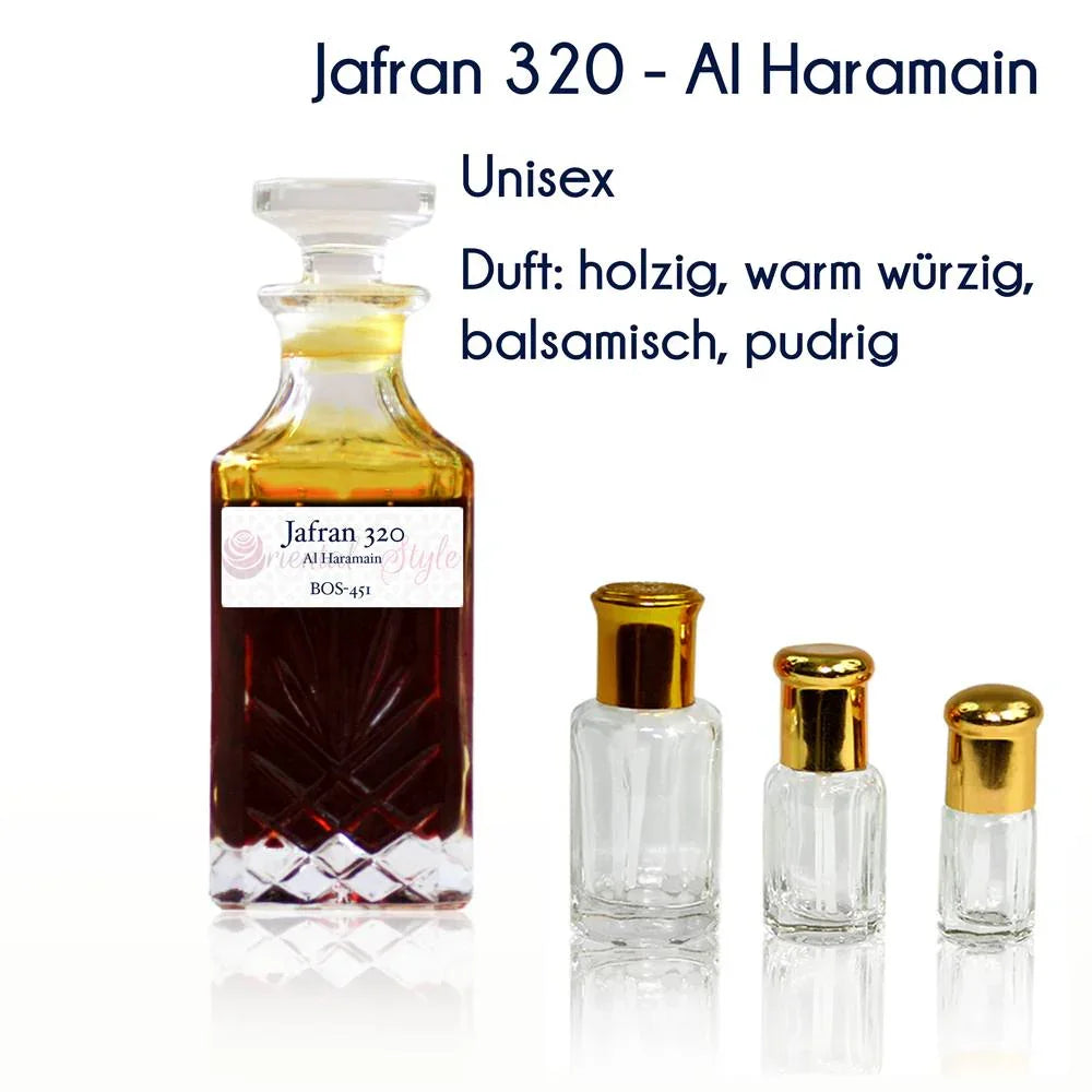 Parfümöl Jafran 320 von Al Haramain - Parfüm ohne Alkohol Al Haramain | Oriental-Style