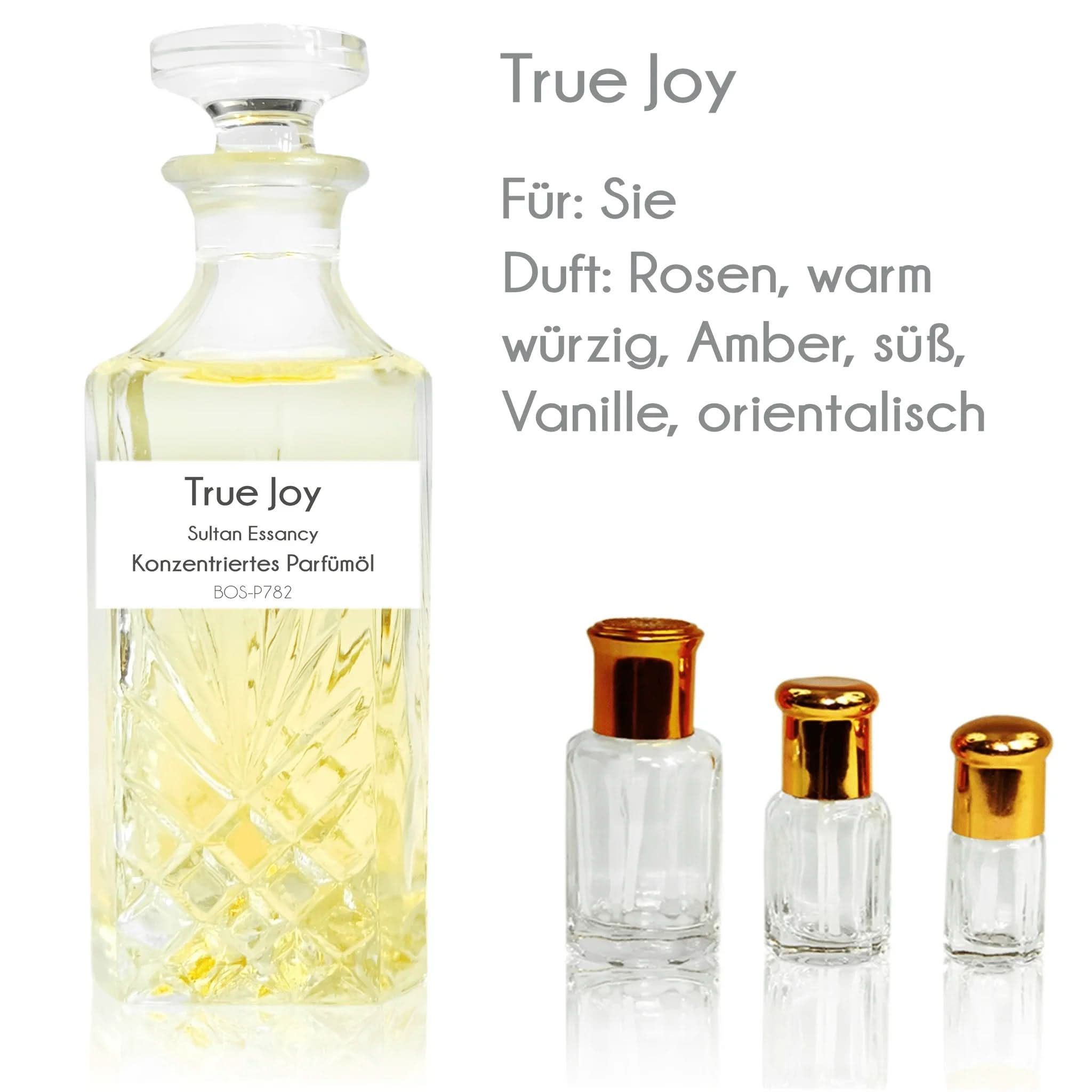 Konzentriertes Parfümöl True Joy - Parfüm ohne Alkohol – Duft von Sultan Essancy | oriental - style.de