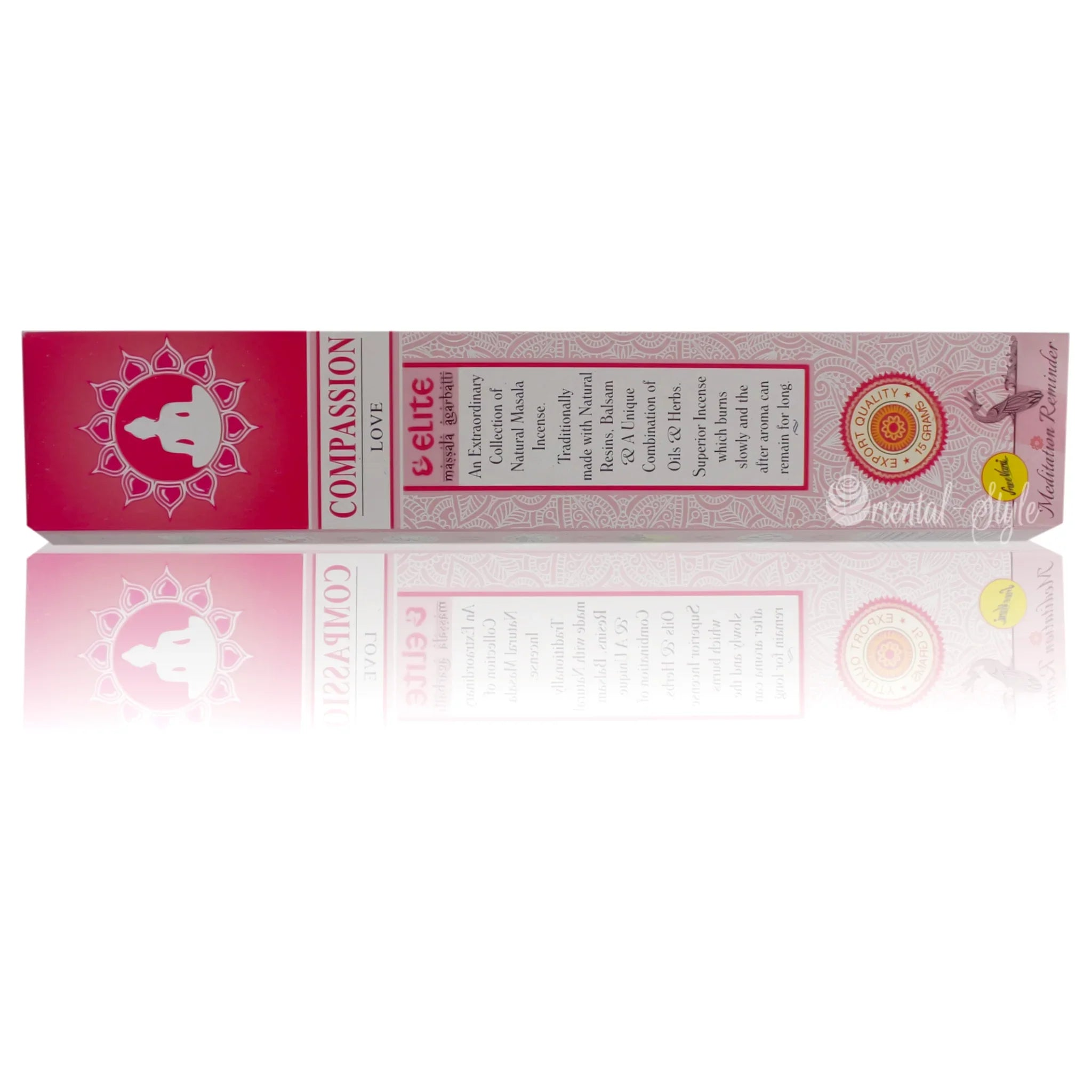 Indische Räucherstäbchen Elite Compassion mit Amber (15g) Sree Vani | Oriental-Style
