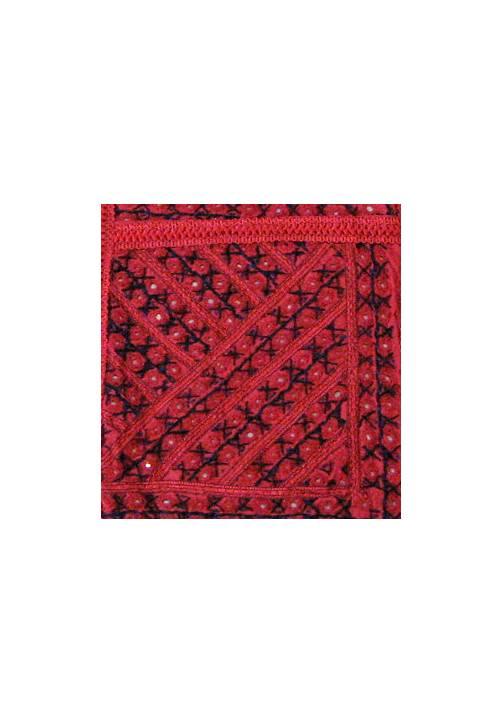 Wandteppich Wandbehang Orient in Rot mit Streifenmuster Oriental-Style | Oriental-Style