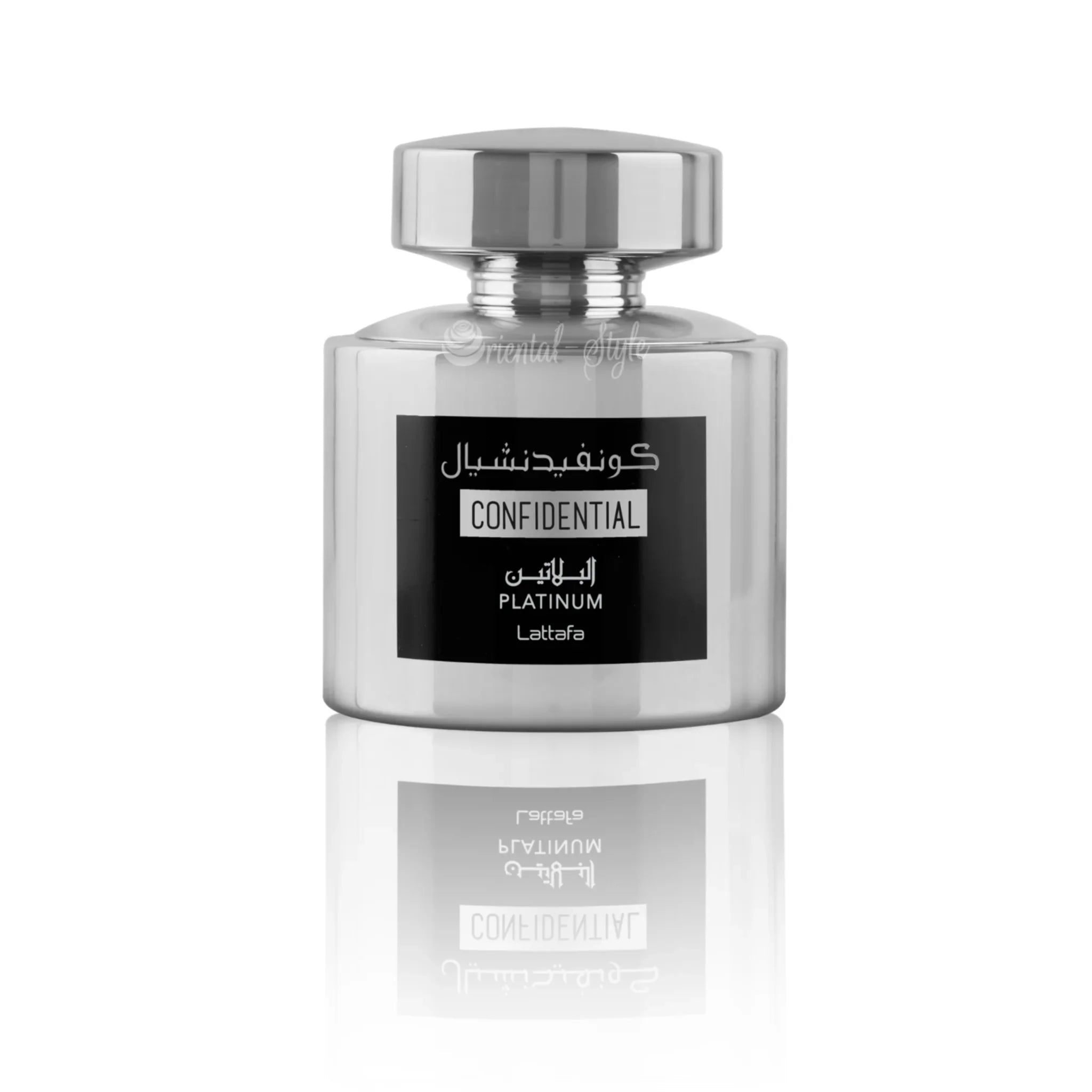 Confidential Platinum Lattafa Eau de Parfum 100ml Parfüm Spray Lattafa | Oriental-Style