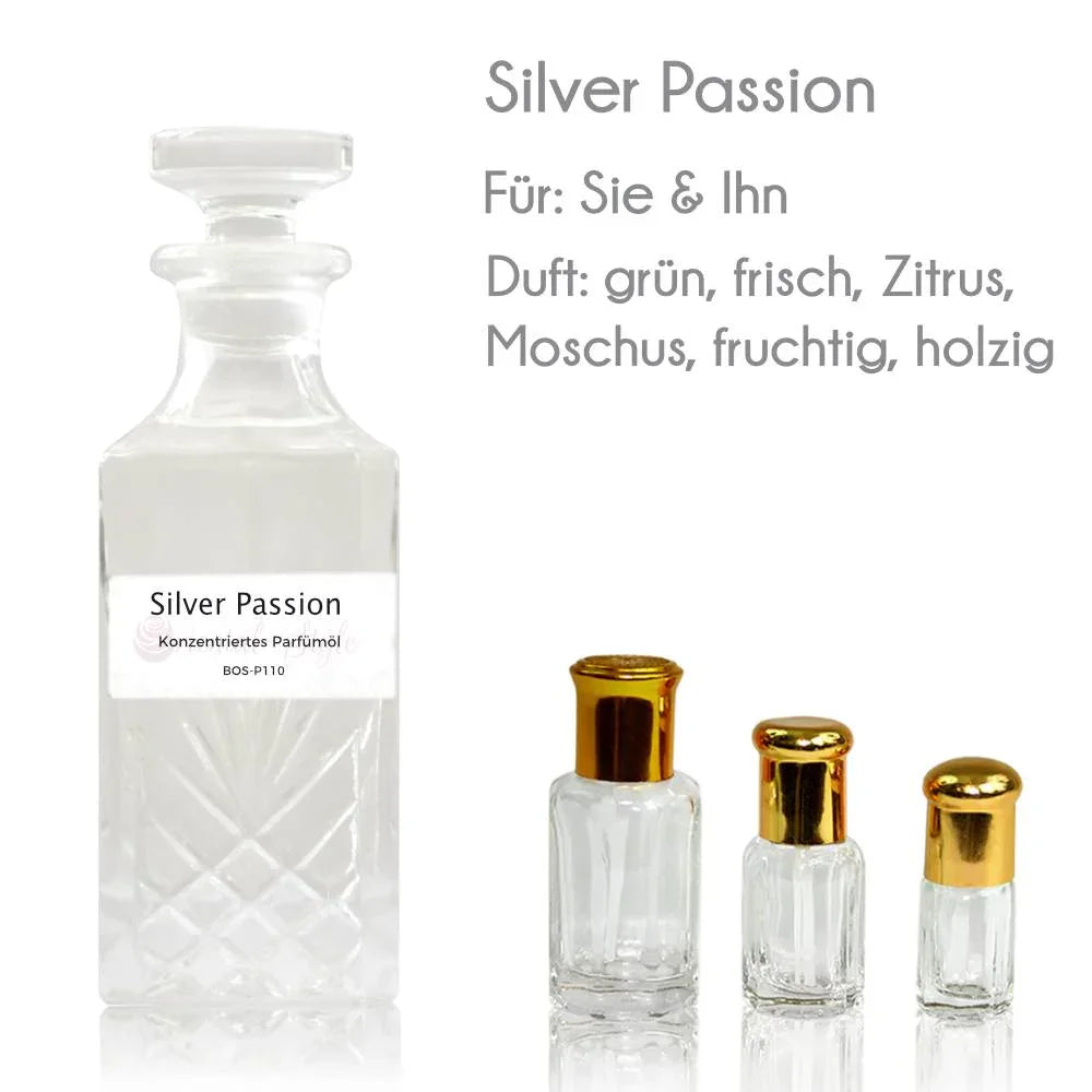 Silver Passion Parfümöl - Parfüm ohne Alkohol Sultan Essancy | Oriental-Style