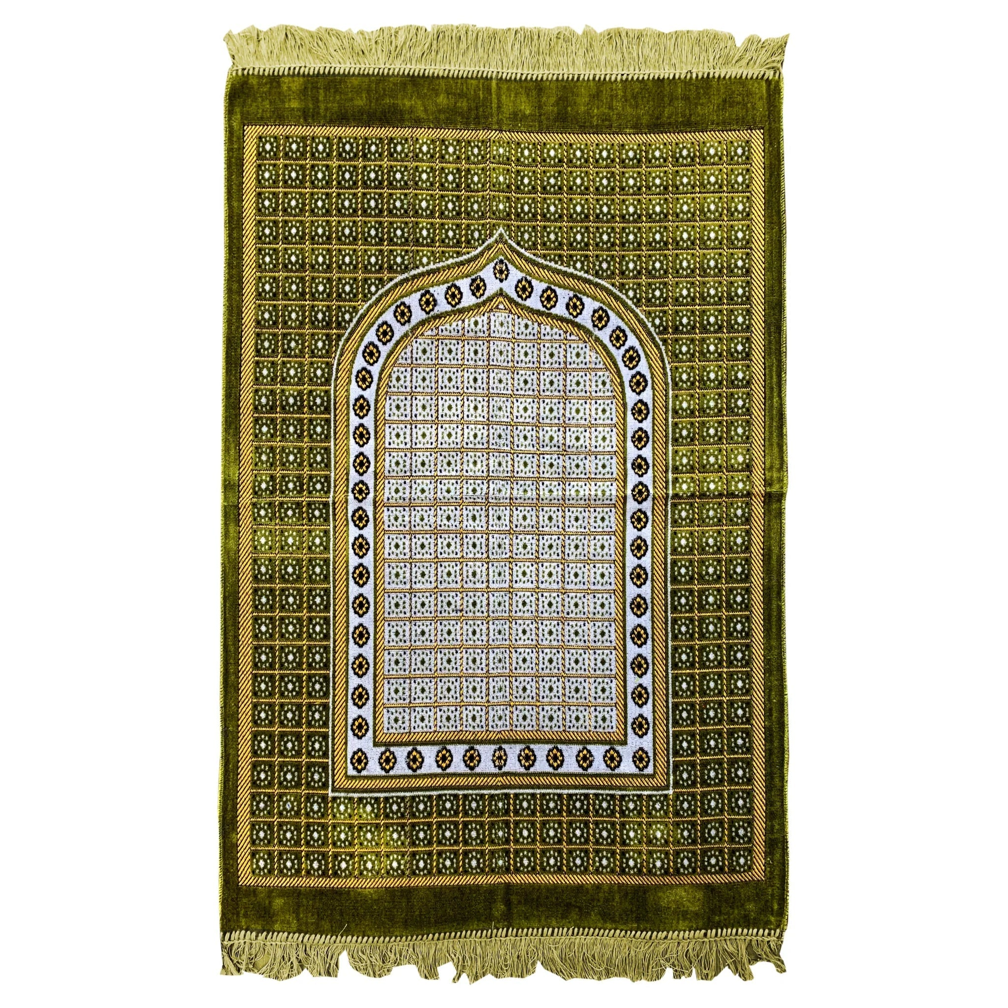 Gebetsteppich - Seccade in Grün Oriental-Style | Oriental-Style