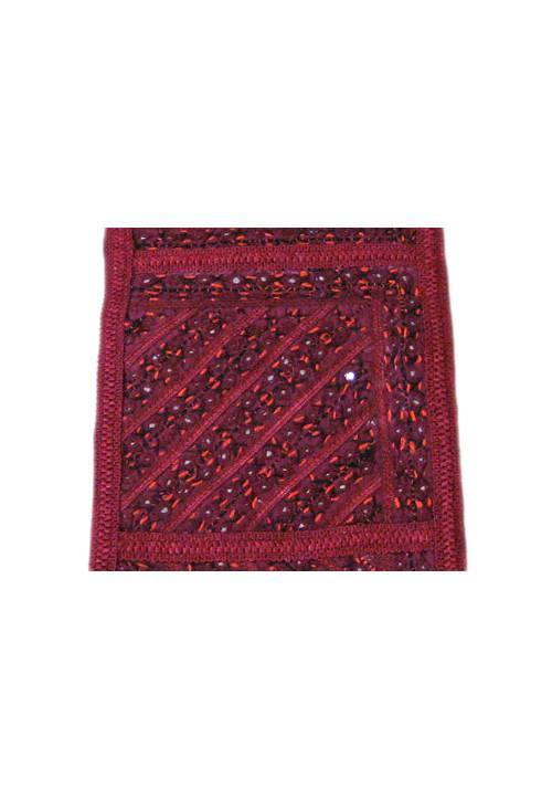 Wandteppich Wandbehang Orient in Weinrot mit Streifenmuster Oriental-Style | Oriental-Style
