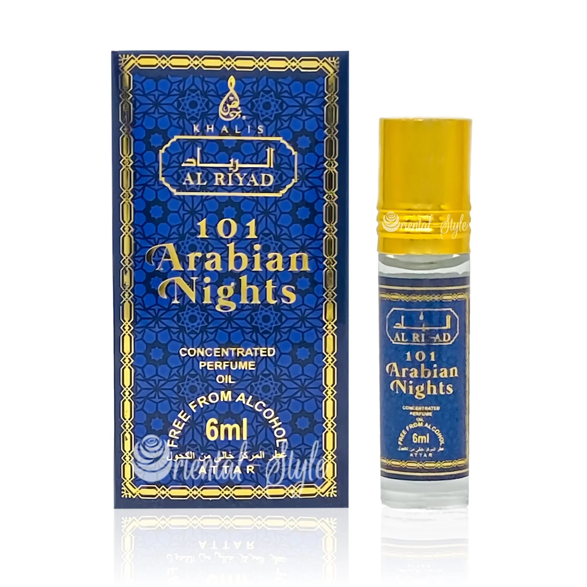 Parfümöl 101 Arabian Nights 6ml - Parfümöl ohne Alkohol Khalis | Oriental-Style