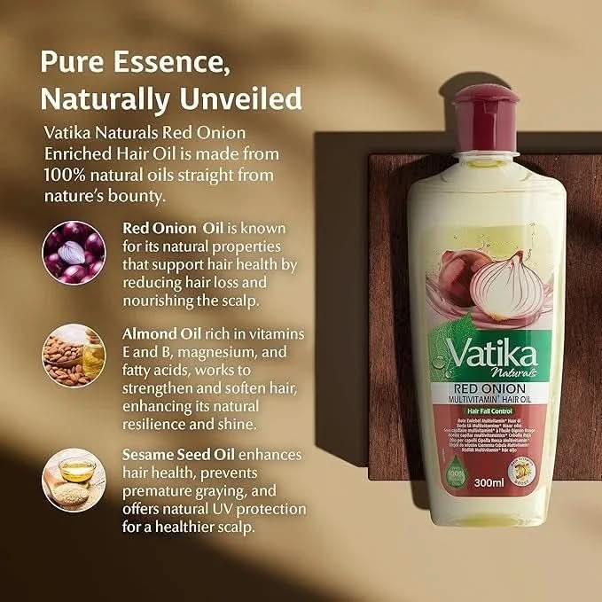 Vatika Naturals Red Onion Multivitamin Haaröl 200ml – Duft von Vatika | oriental - style.de