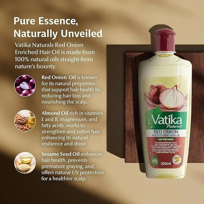Vatika Naturals Red Onion Multivitamin Haaröl 200ml Vatika | Oriental-Style
