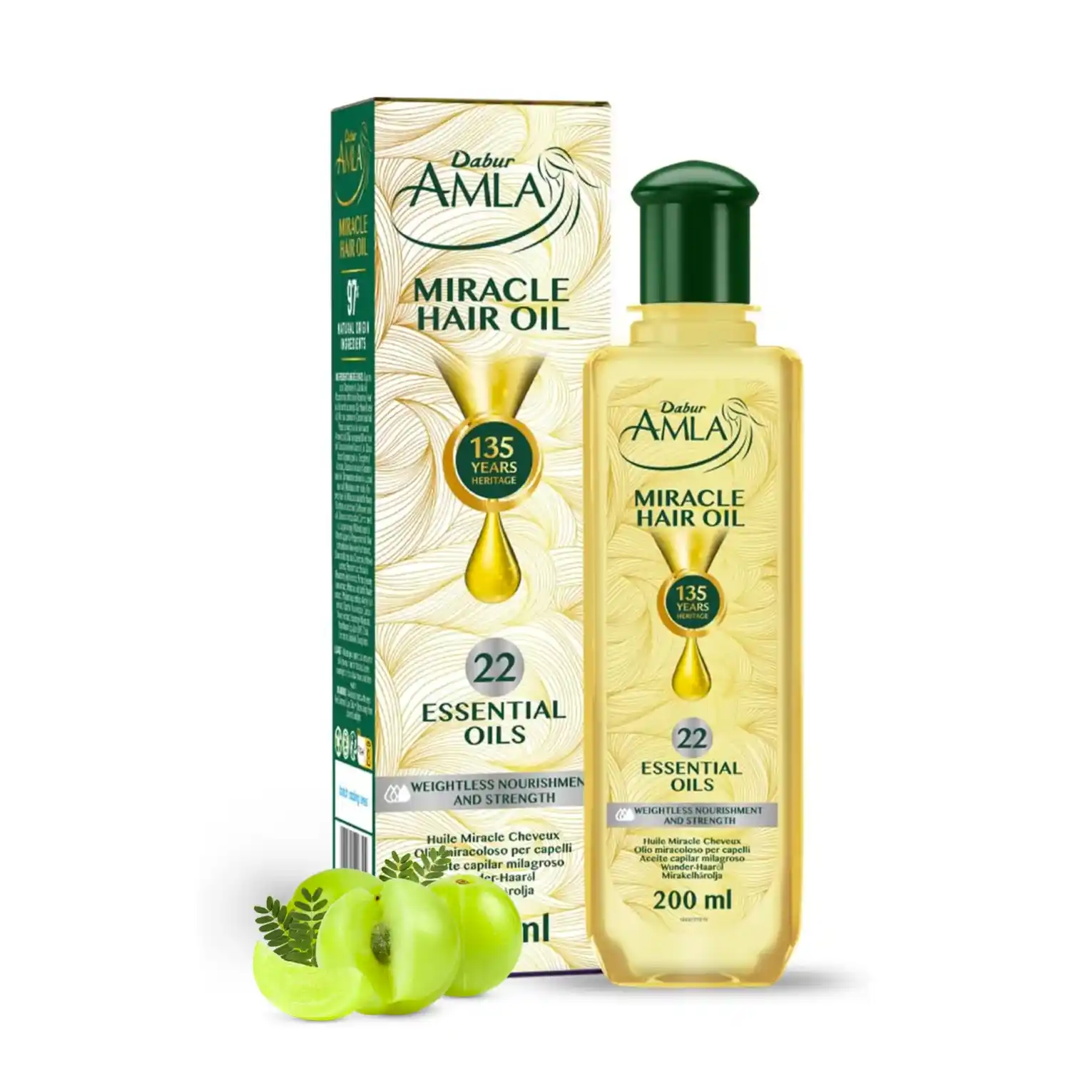 Dabur Amla Miracle Oil – Haaröl mit 22 ayurvedischen Ölen 200ml Dabur | Oriental-Style