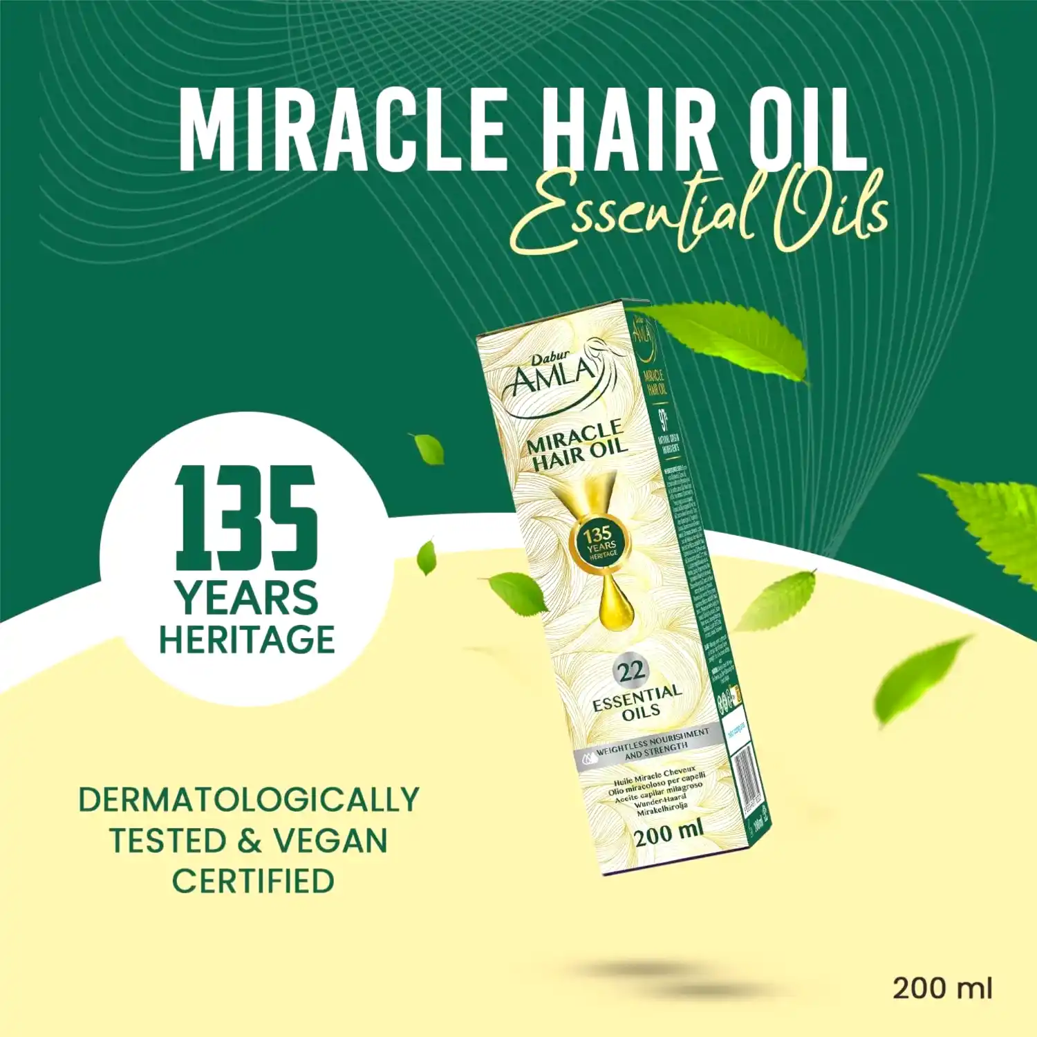 Dabur Amla Miracle Oil – Haaröl mit 22 ayurvedischen Ölen 200ml Dabur | Oriental-Style