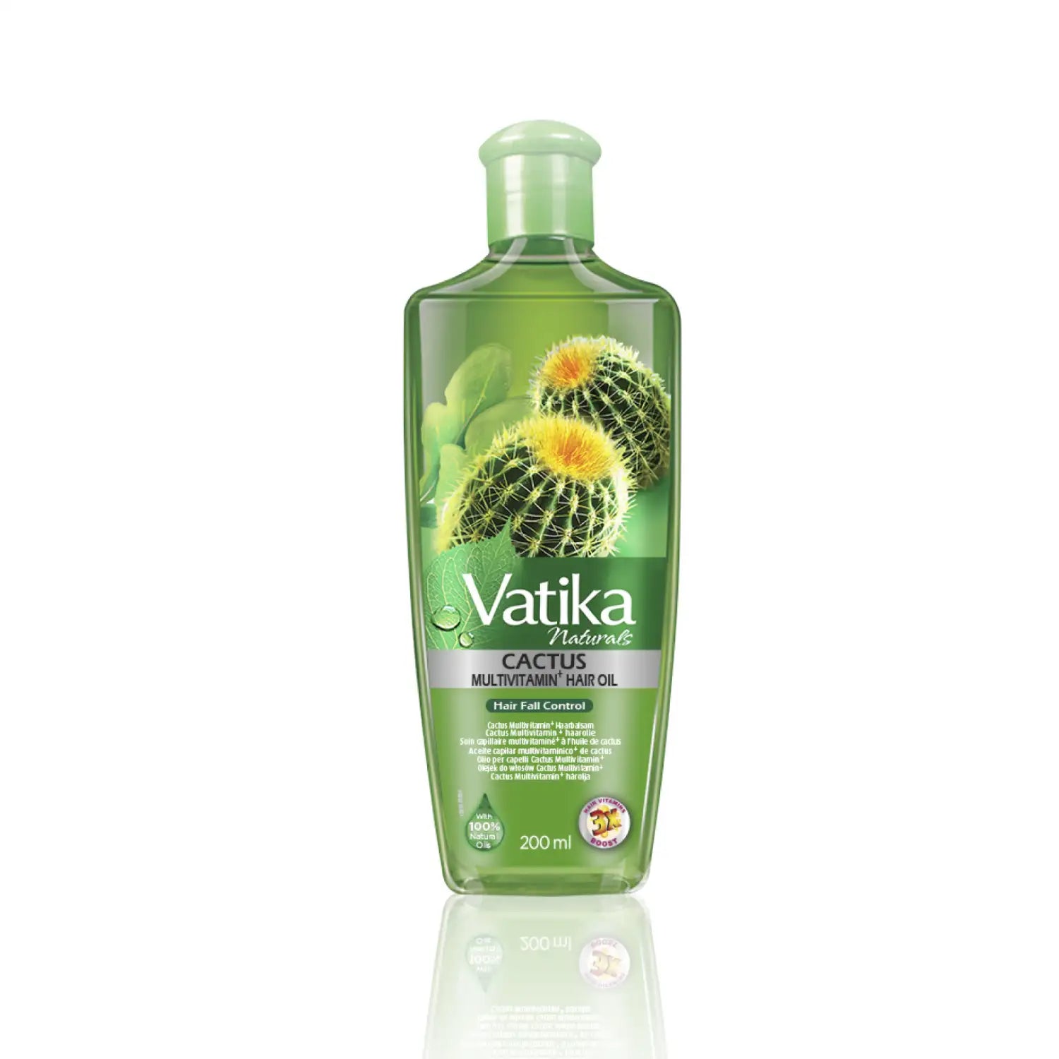 Dabur Vatika Cactus Hair Oil - Hair Fall Control (200ml)