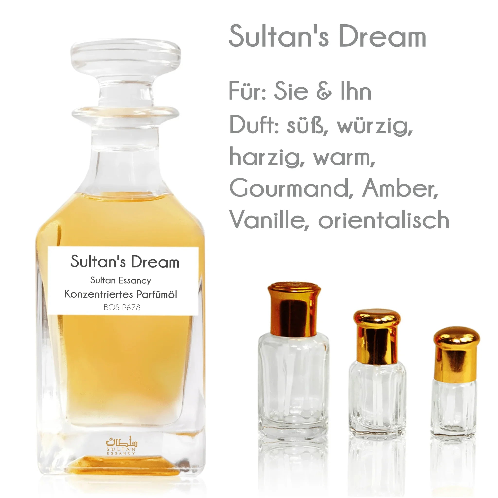 Parfümöl Sultan's Dream - Parfüm ohne Alkohol Sultan Essancy | Oriental-Style