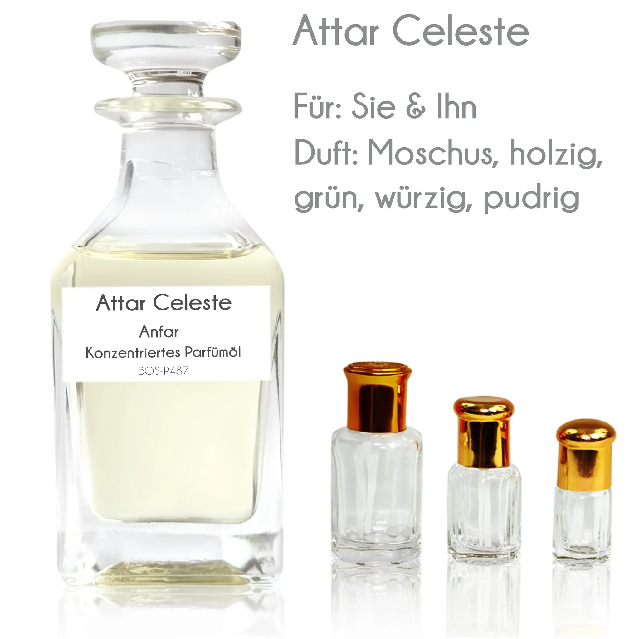 Parfümöl Attar Celeste von Anfar - Parfüm ohne Alkohol Anfar | Oriental-Style