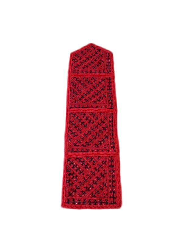 Wandteppich Wandbehang Orient in Rot mit Streifenmuster Oriental-Style | Oriental-Style