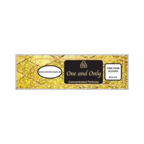 Konzentriertes Parfümöl One and Only - Parfüm ohne Alkohol Sultan Essancy | Oriental-Style
