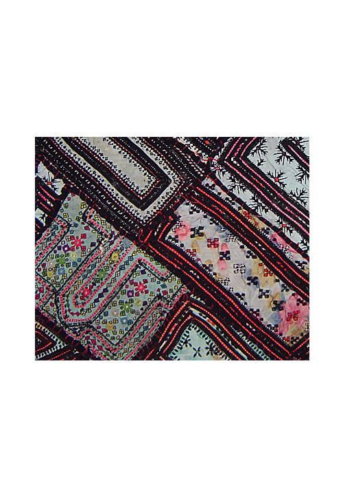 Wandteppich Patchwork Rajasthan Einzelstück Wandbehang Oriental-Style | Oriental-Style