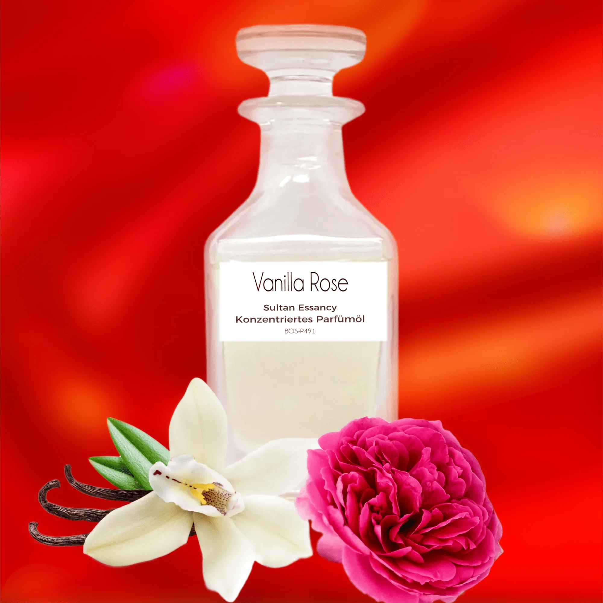 Parfümöl Vanilla Rose - Attar Parfüm ohne Alkohol – Duft von Sultan Essancy | oriental - style.de