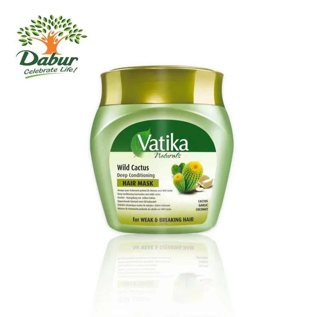 Dabur Haarkur Wild Cactus mit Kaktus - Nachhaltige Pflege mit Tiefenwirkung 1000g Vatika | Oriental-Style