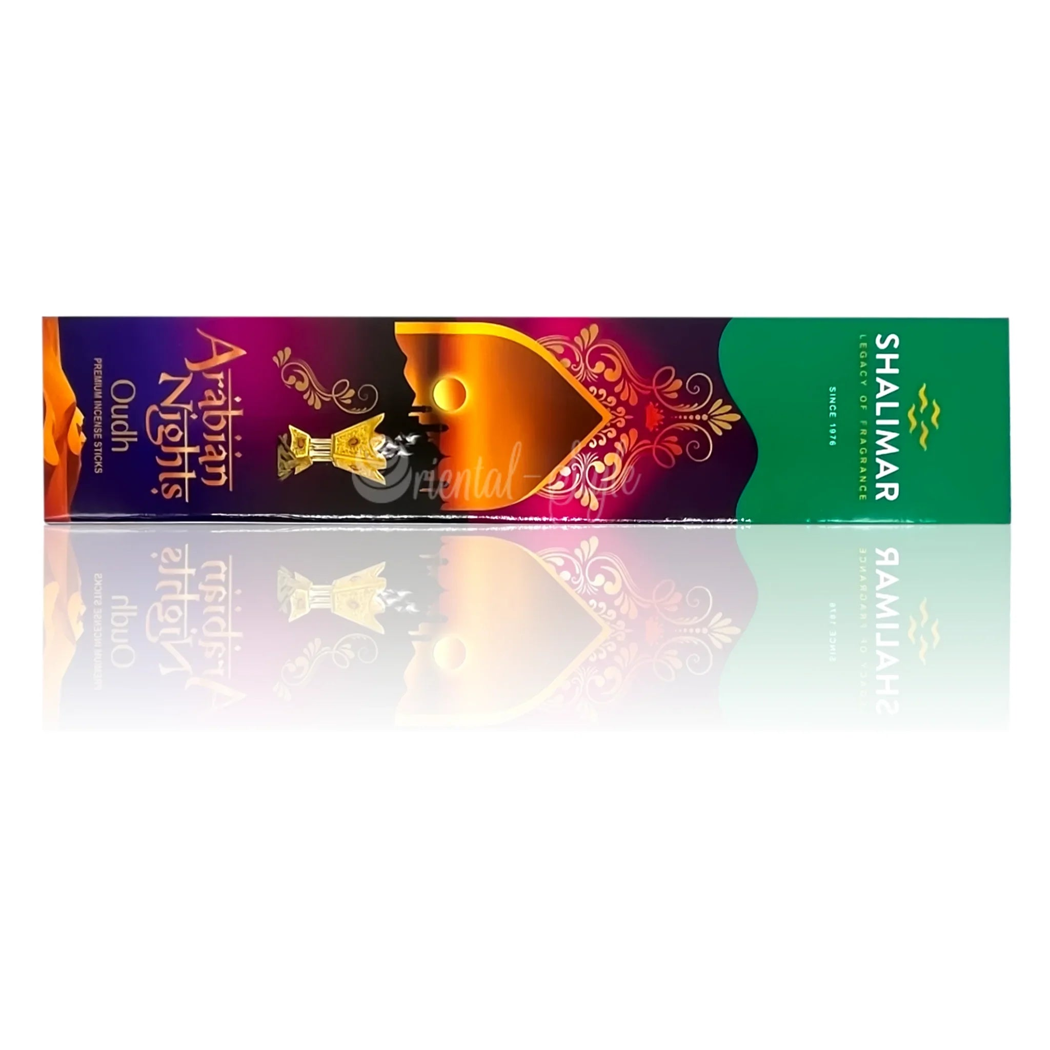 Premium Räucherstäbchen Oudh Arabian Nights mit Oudhduft (40g) Shalimar | Oriental-Style