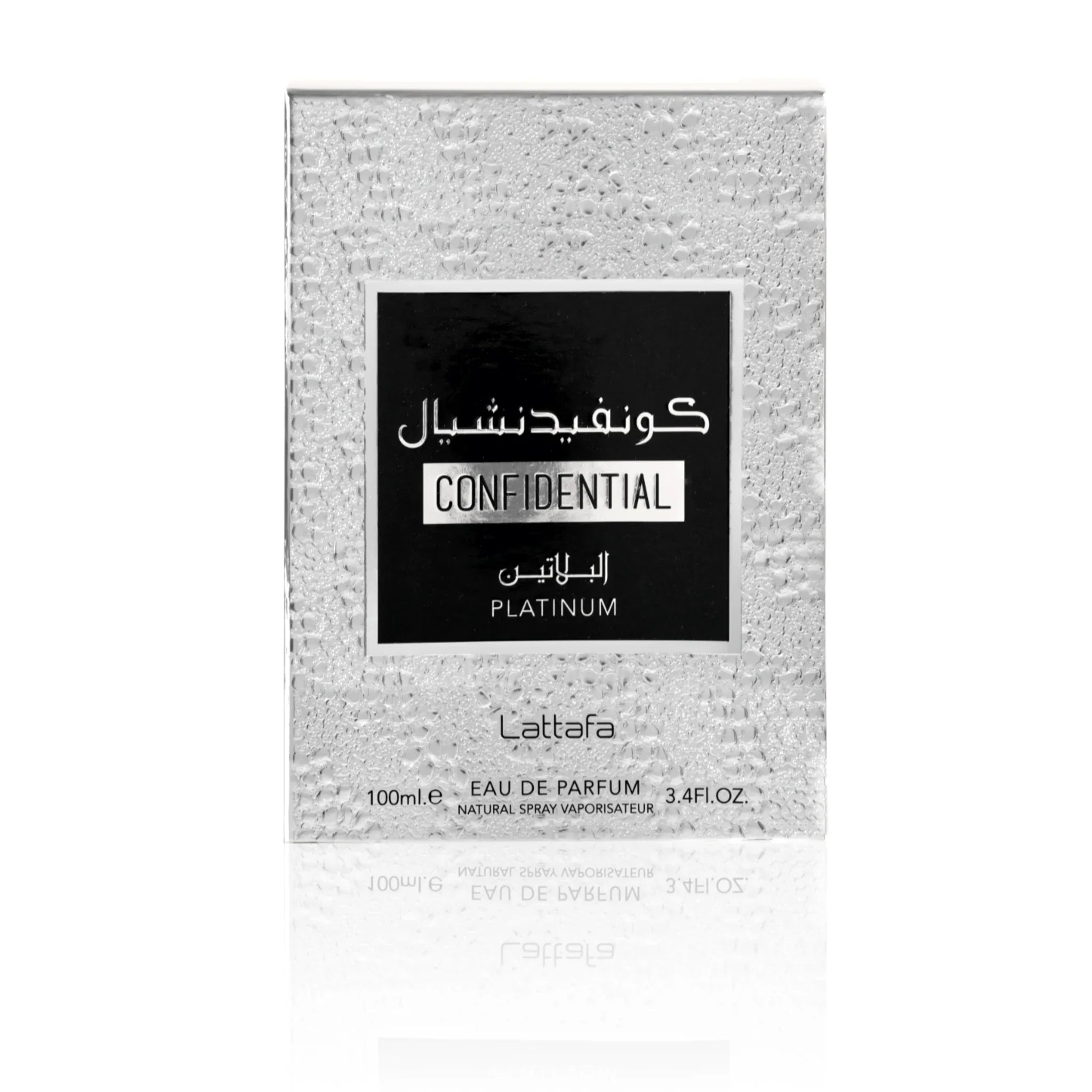 Confidential Platinum Lattafa Eau de Parfum 100ml Parfüm Spray Lattafa | Oriental-Style