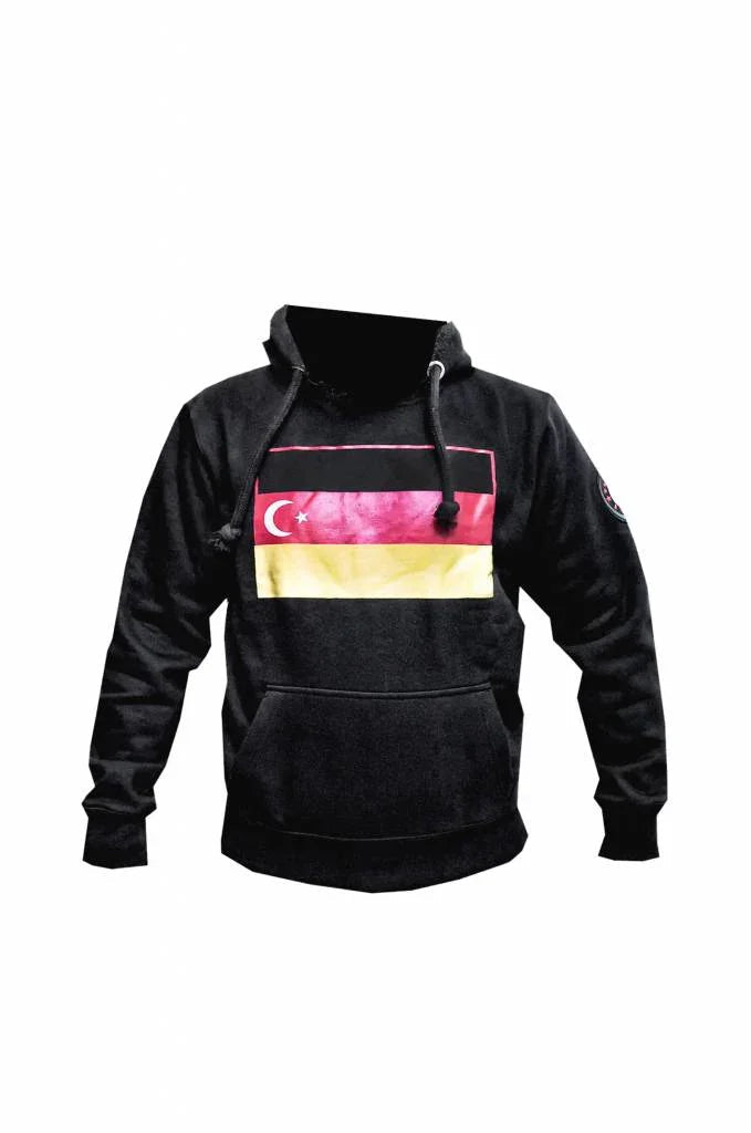 Kapuzen Sweatshirt Hoodie Deutschtürkische Flagge 313 Badr | Oriental-Style