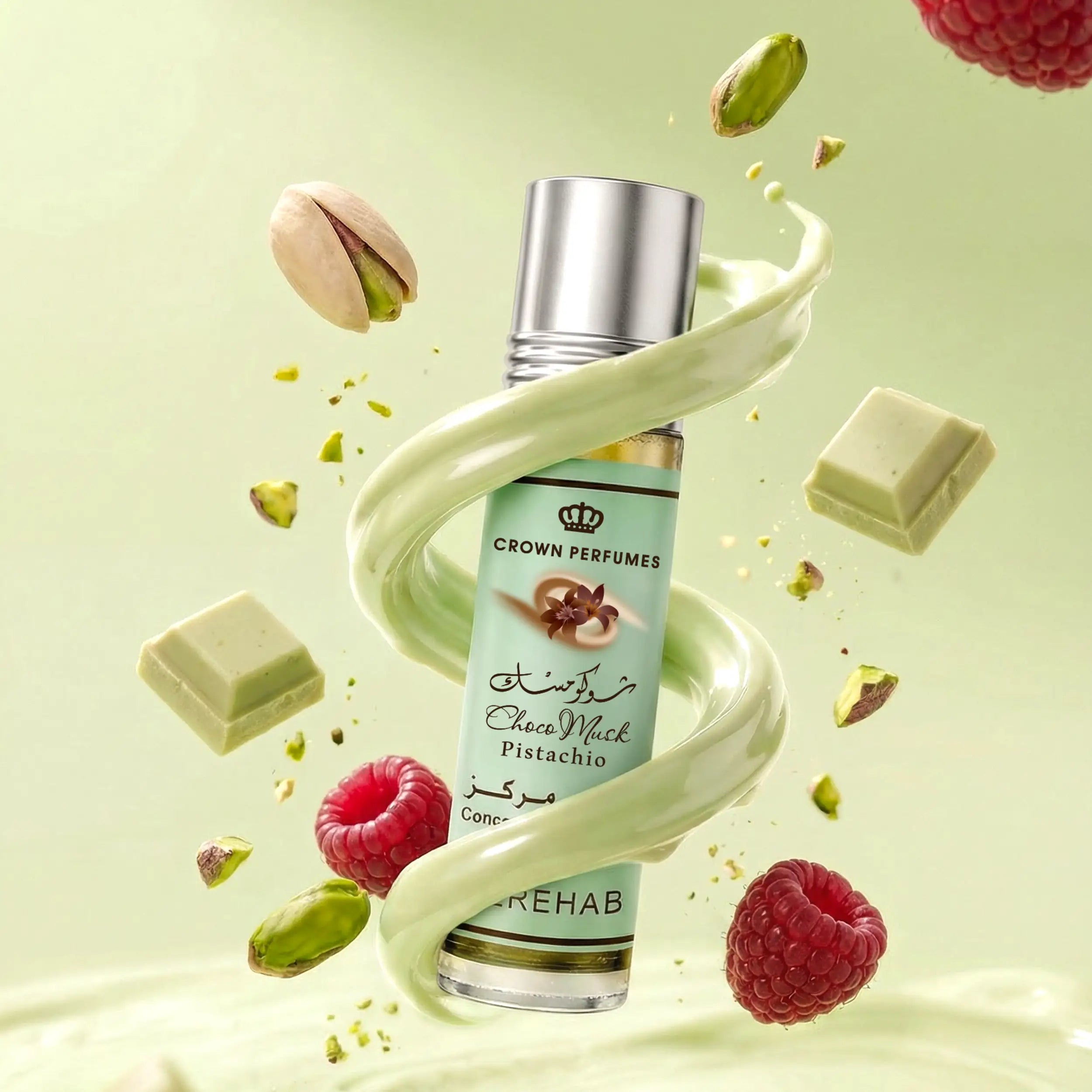 Cremiger Pistazien-Vanille Duft mit Kakao und warmem Moschus für Al Rehab Choco Musk Pistachio – Oriental-Style