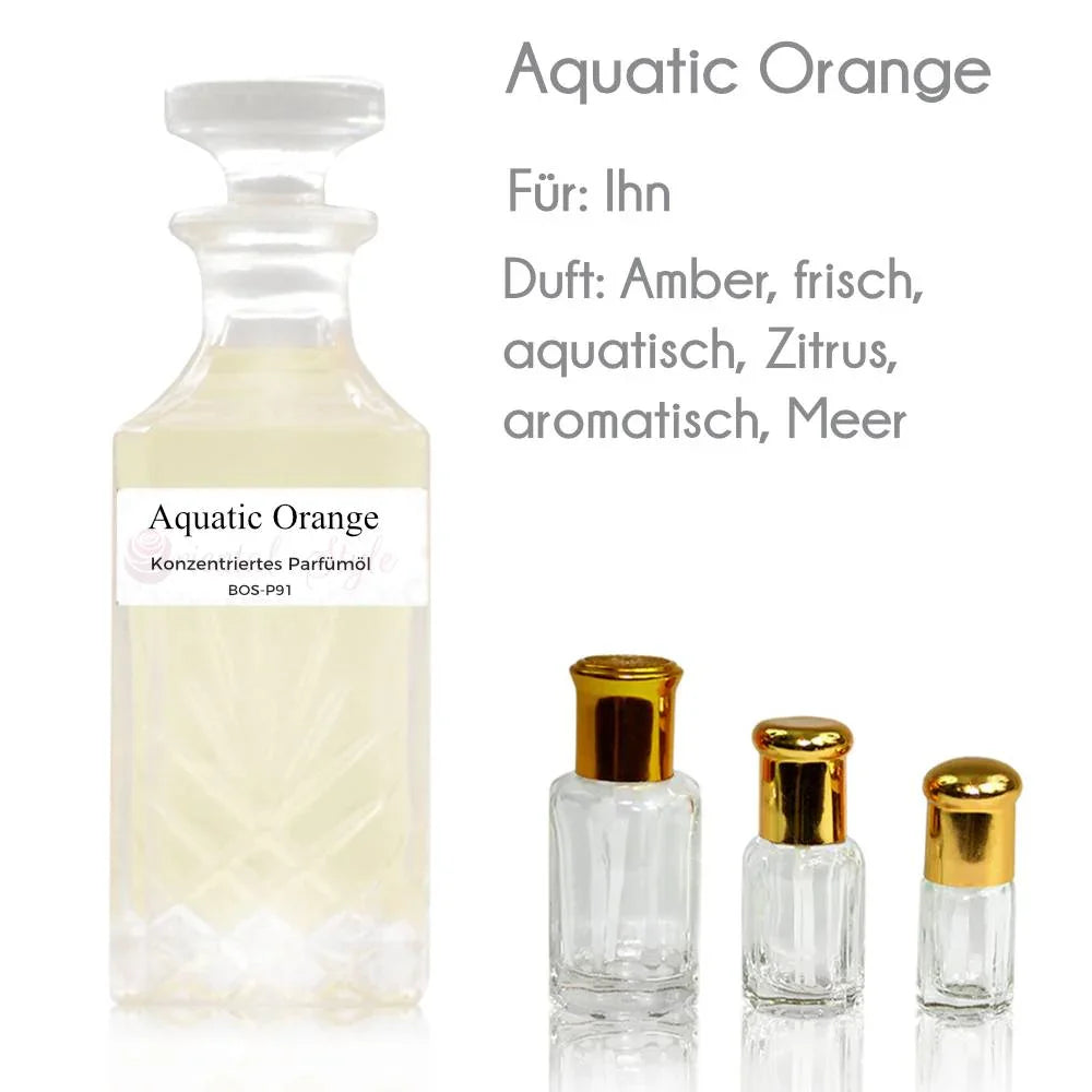 Aquatic Orange perfume oil with lemon, bergamot and marine notes