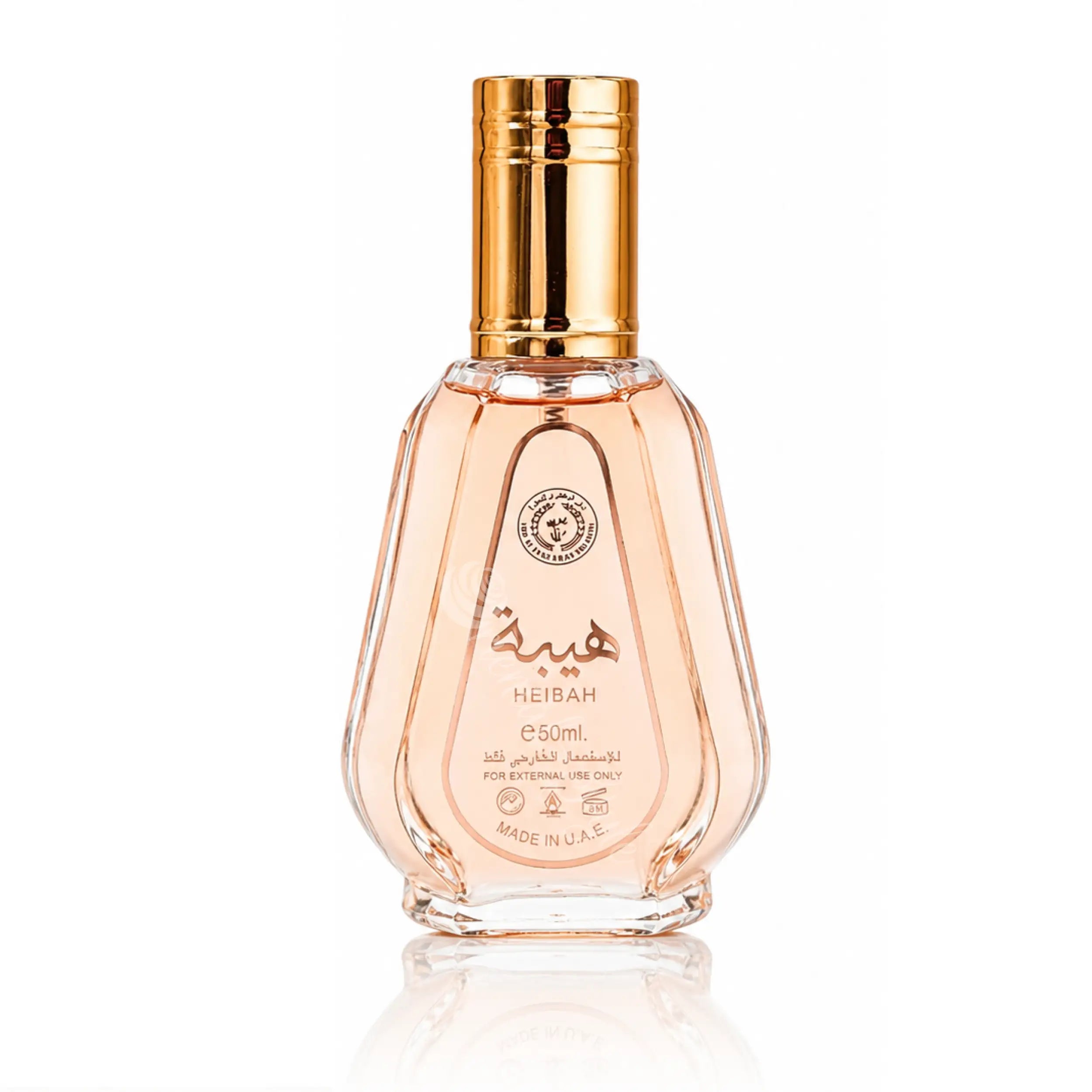 Ard Al Zaafaran Heibah Eau de Parfum 50ml Flakon – femininer Duft mit Mandarine, Tuberose, Jasmin, Moschus und Tonkabohne – Oriental-Style