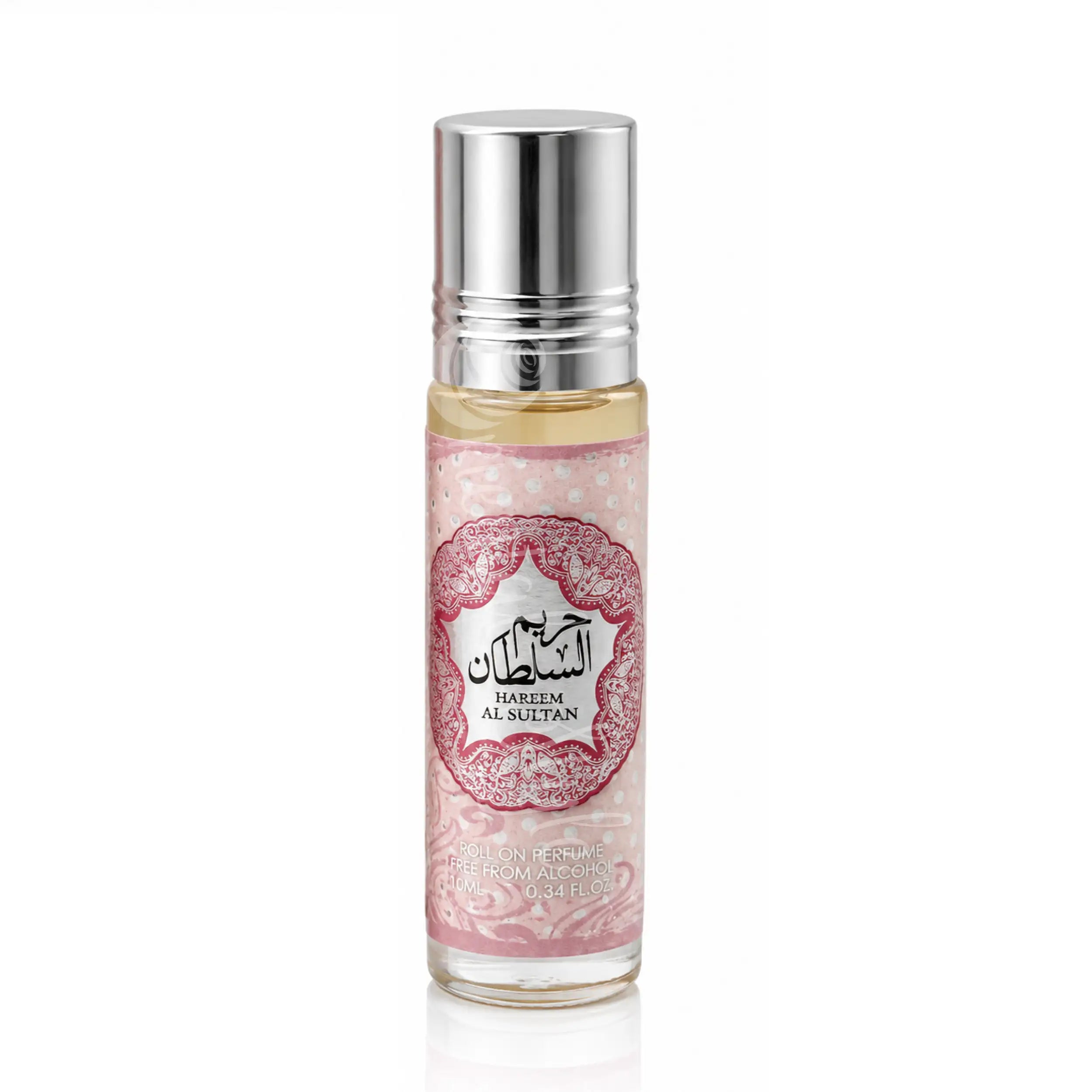 Hareem Al Sultan von Ard Al Zaafaran Parfümöl im 10 ml Roll-On Glasflakon, warmer Unisexduft mit fruchtigem Apfel, cremiger Schokolade, Vanille und Sandelholz – Oriental-Style