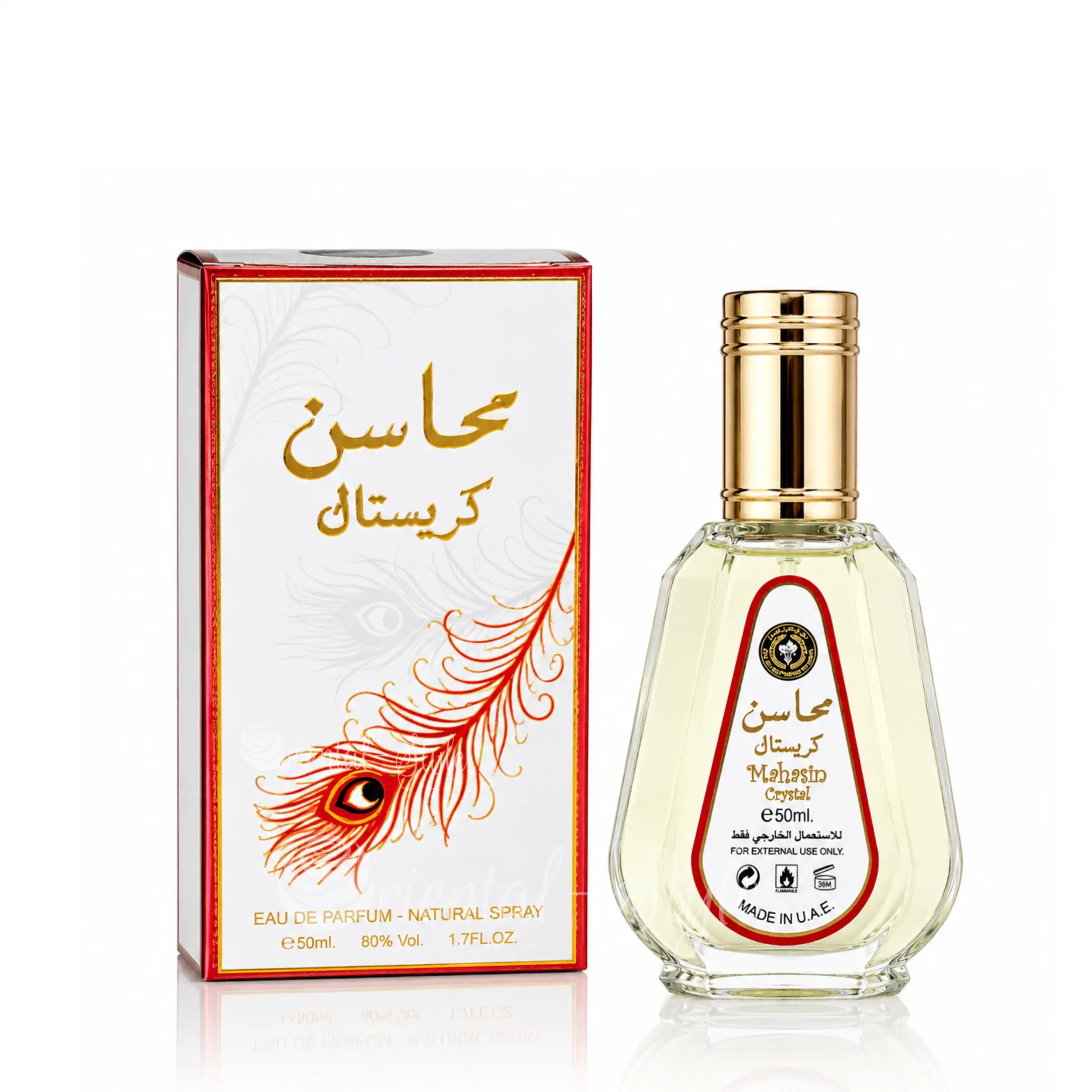 Ard Al Zaafaran Mahasin Crystal Eau de Parfum 50ml Ard Al Zaafaran | Oriental-Style