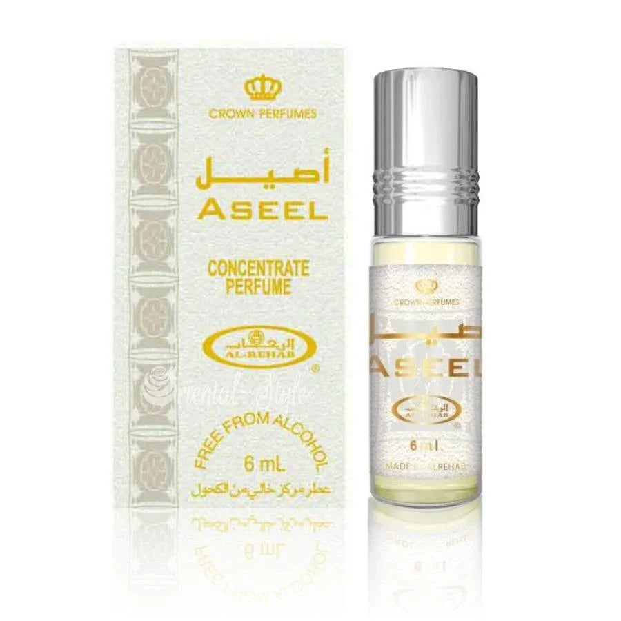 Aseel Parfümöl von Al Rehab mit Rose, Safran und Oudh