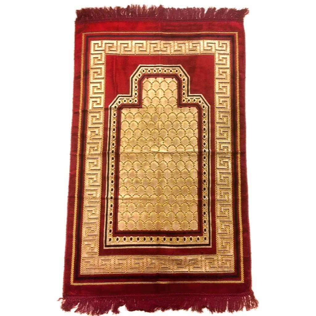 Gebetsteppich - Seccade in Dunkelrot Oriental-Style | Oriental-Style