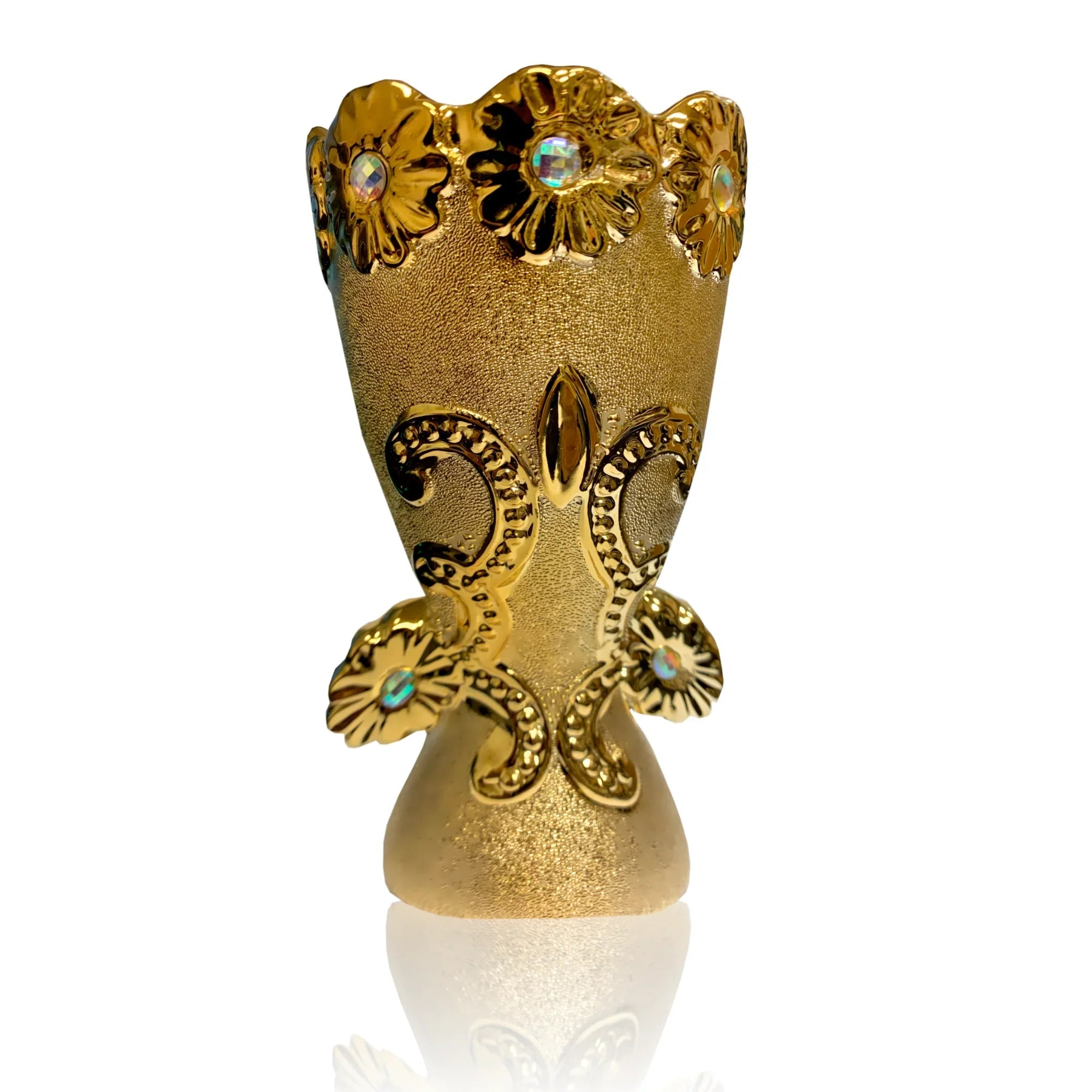 Mubkara - Räuchergefäß Keramik für Räuchern mit Bakhour Gold Oriental-Style | Oriental-Style