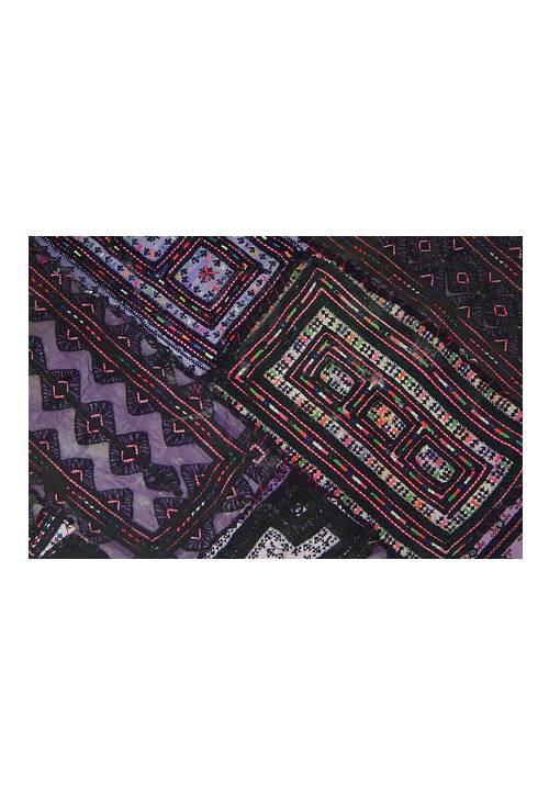 Wandteppich Patchwork Rajasthan Einzelstück Wandbehang Oriental-Style | Oriental-Style
