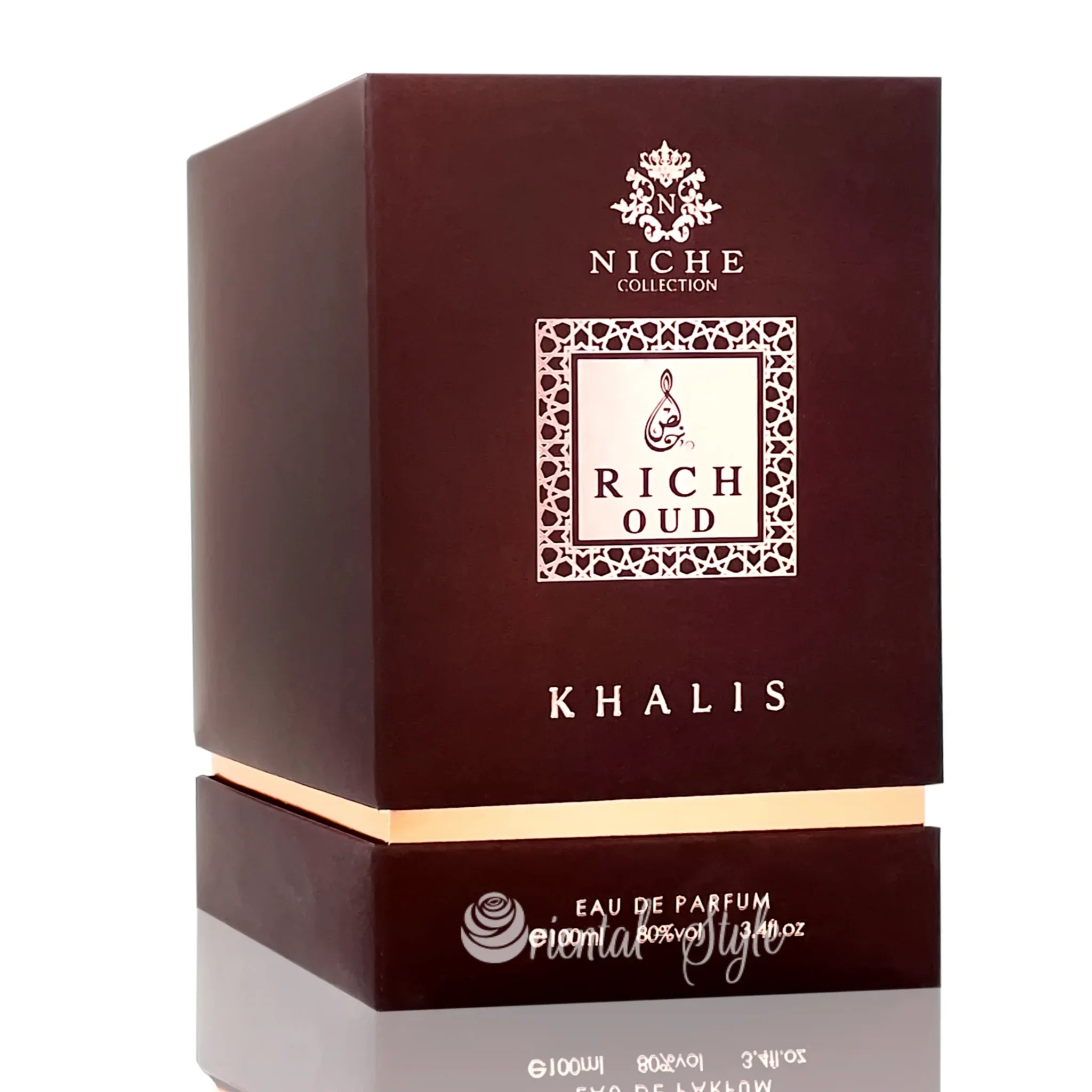 Parfüm Rich Oud Niche Collection Eau de Parfum 100ml Spray von Khalis Khalis | Oriental-Style