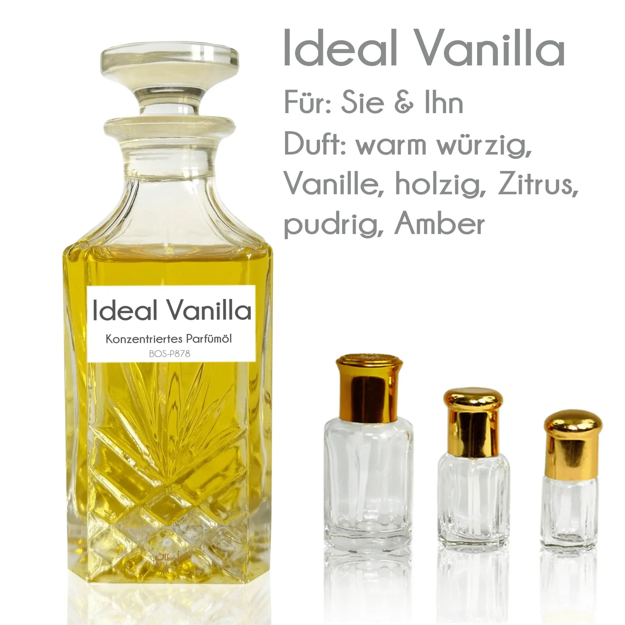 Parfümöl Ideal Vanilla - Parfüm ohne Alkohol – Duft von Sultan Essancy | oriental - style.de