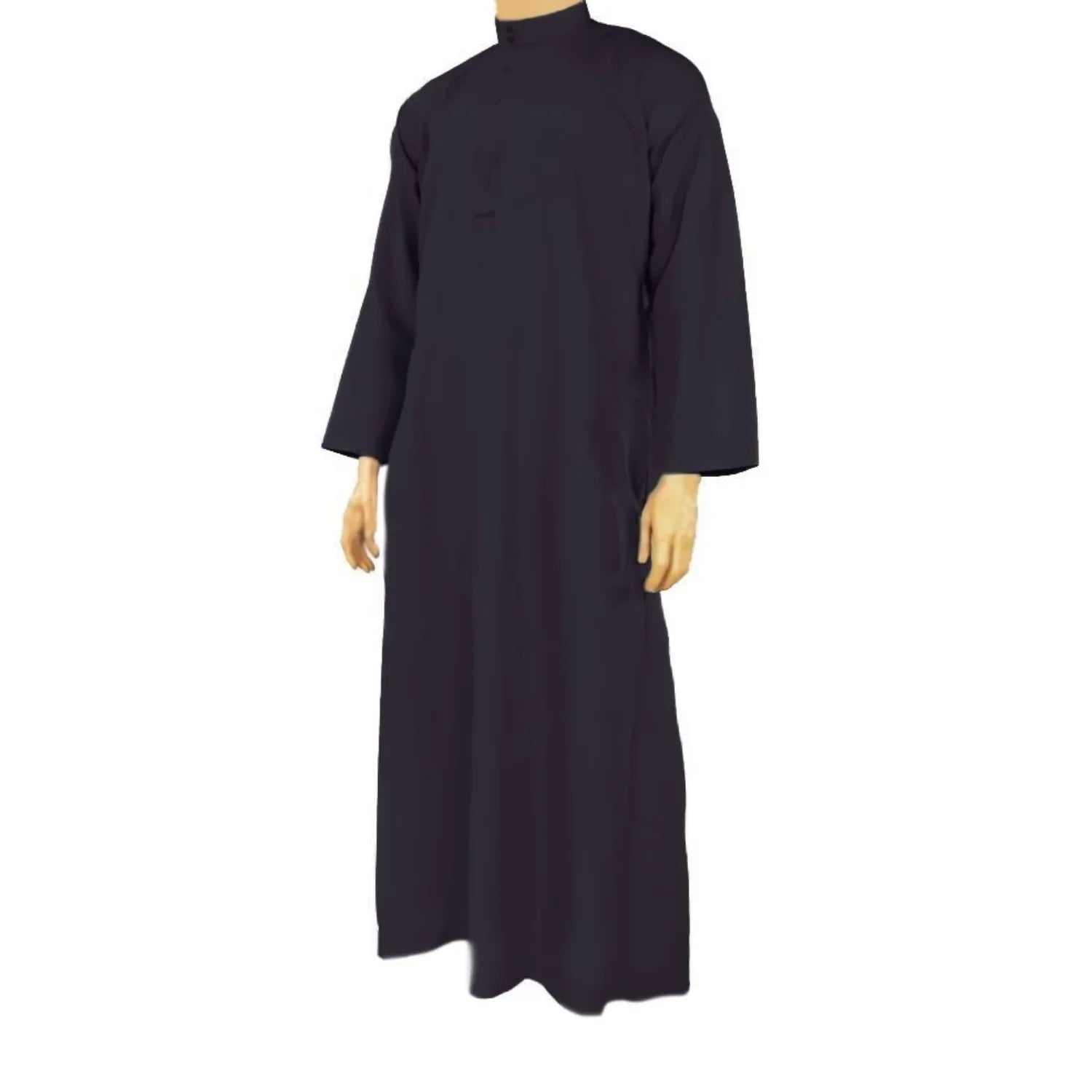Al Haramain Arabische Jalabiya Djellabia Kaftan Für Männer In Schwarz Oriental-Style | Oriental-Style