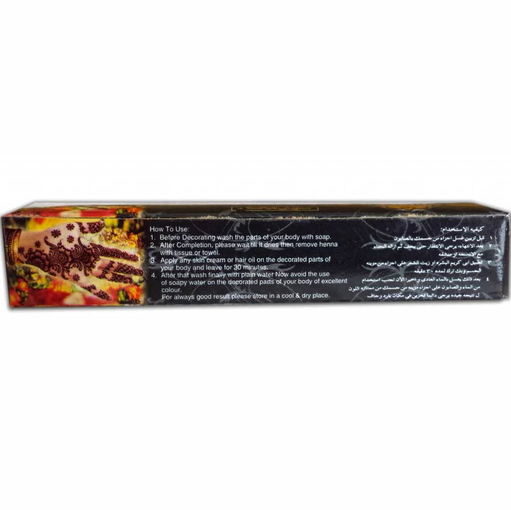 Schwarzes Henna in Tube - Malika Cone für Hennatattoos (35g) Oriental-Style | Oriental-Style