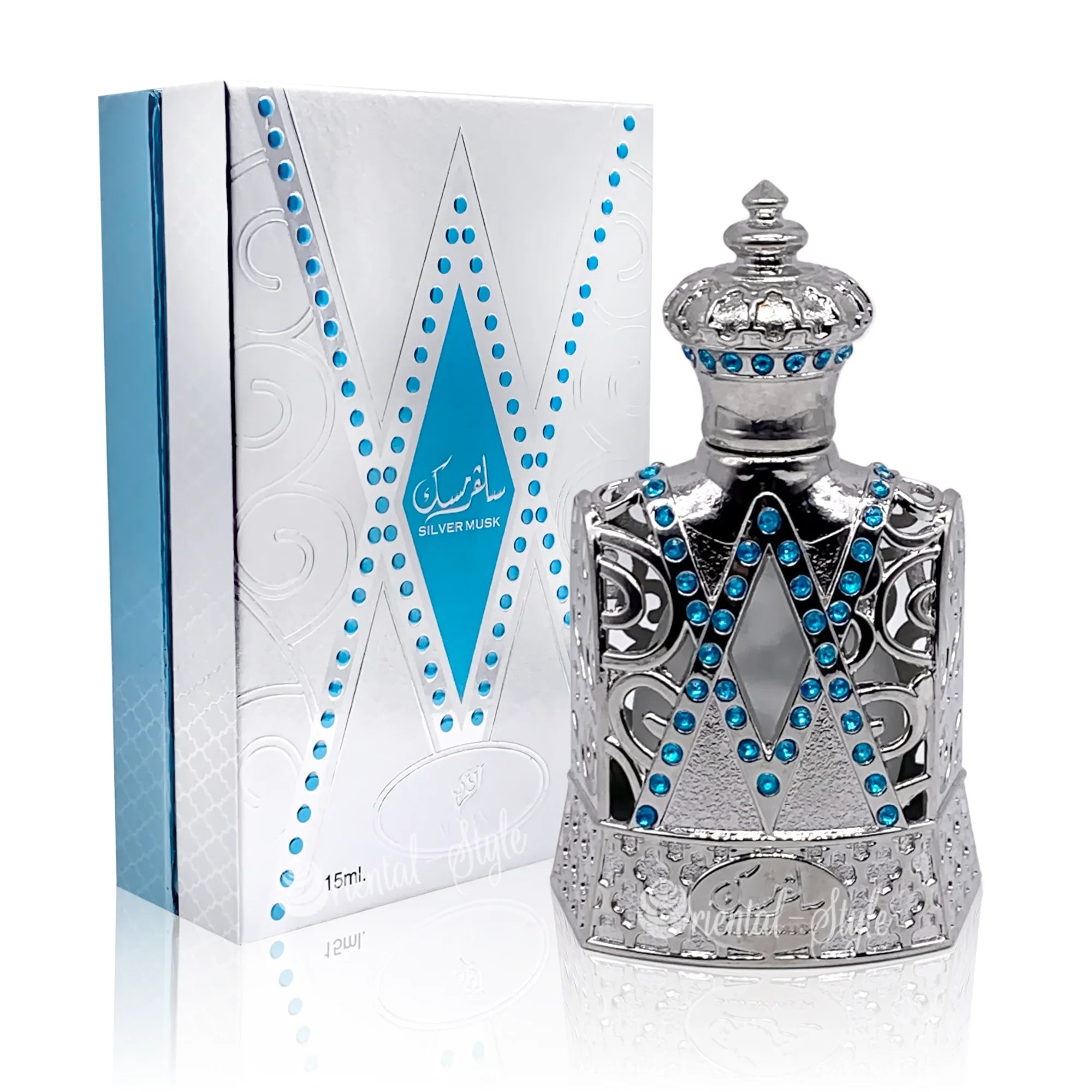Parfümöl Silver Musk von Afnan 15ml Attar Parfüm Afnan | Oriental-Style