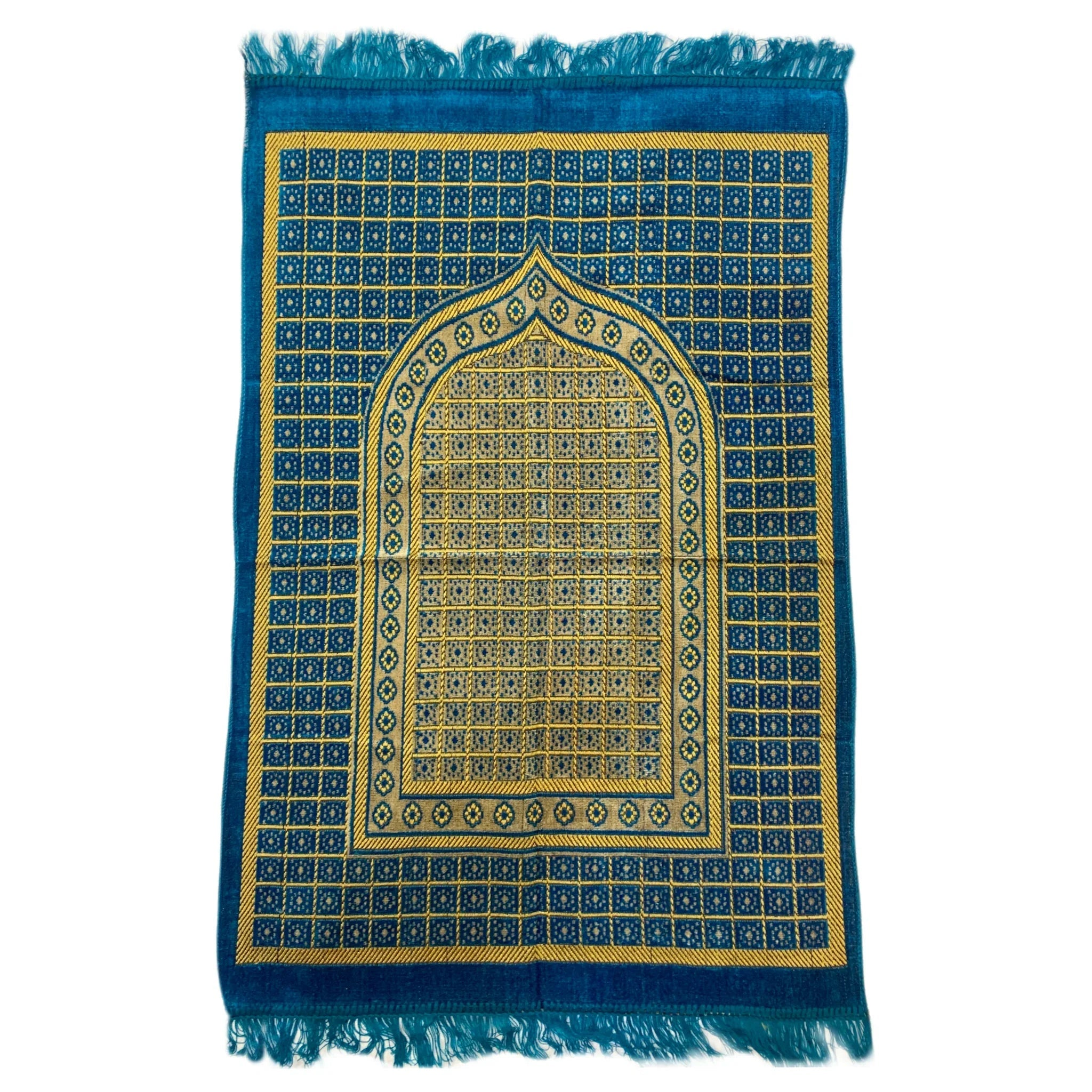 Gebetsteppich - Seccade in Türkis Oriental-Style | Oriental-Style