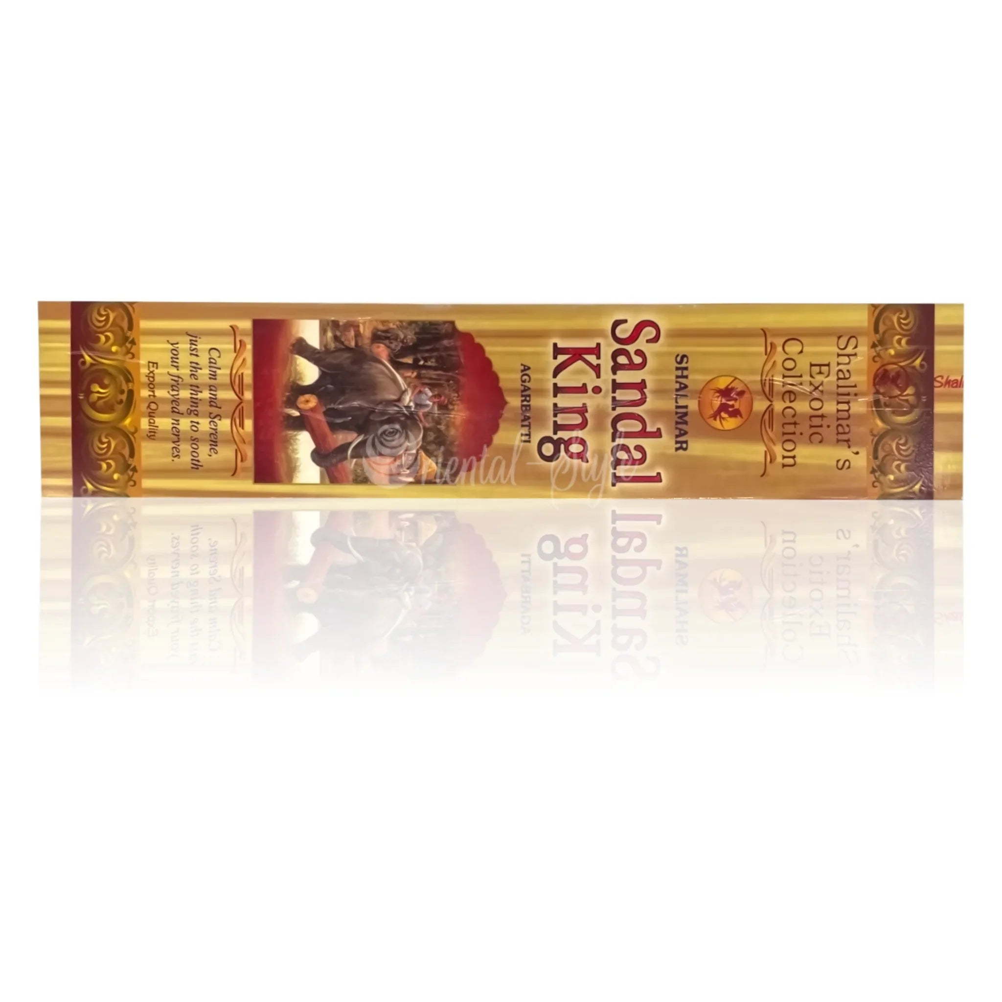 Premium Räucherstäbchen Sandal King mit Sandelholz (40g) Shalimar | Oriental-Style