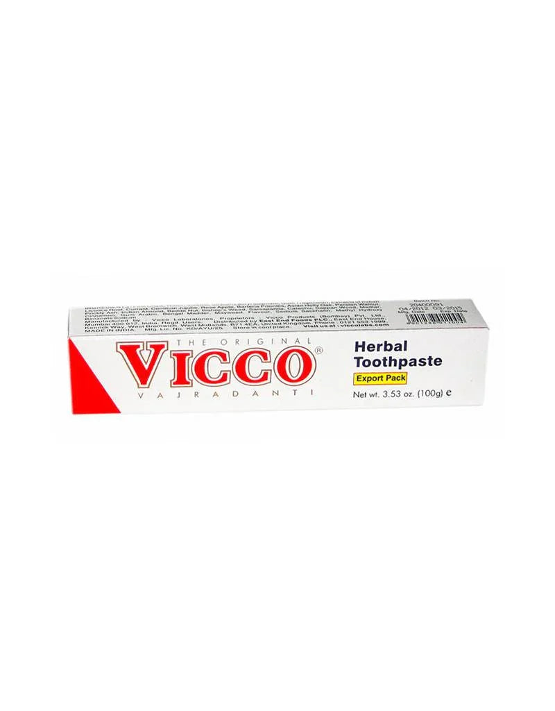 Vicco Vajradanti - Pflanzliche Zahnpasta Fluoridfrei (200ml) Oriental-Style | Oriental-Style