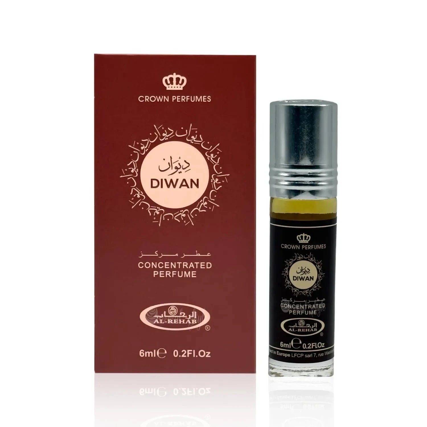 Diwan Parfümöl von Al Rehab mit Safran und Oudh