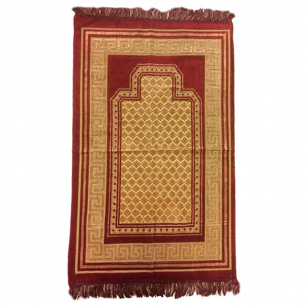 Gebetsteppich - Seccade in Burgundrot Oriental-Style | Oriental-Style